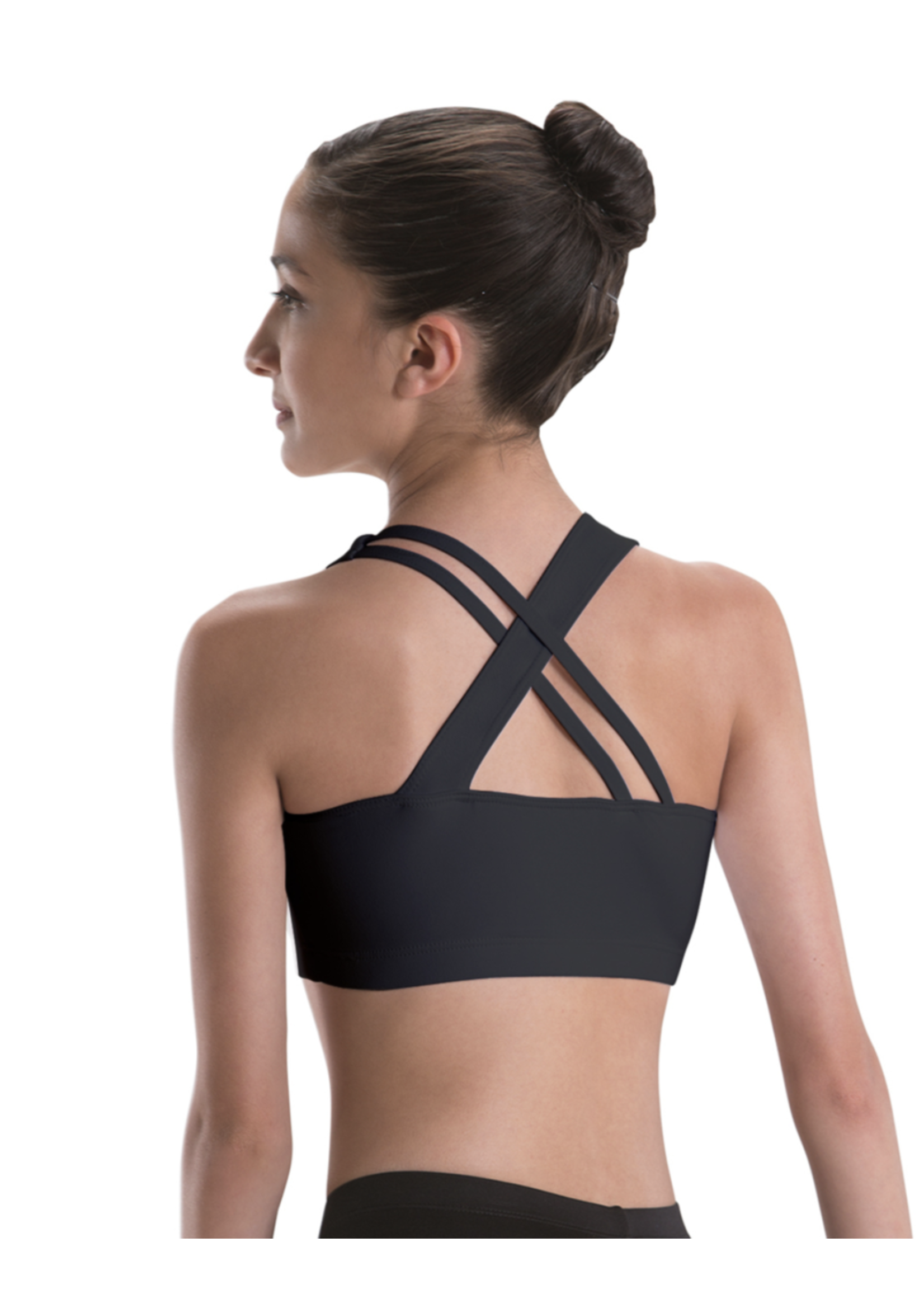 Motionwear Motionwear Cross Back Silkskyn Bra Top