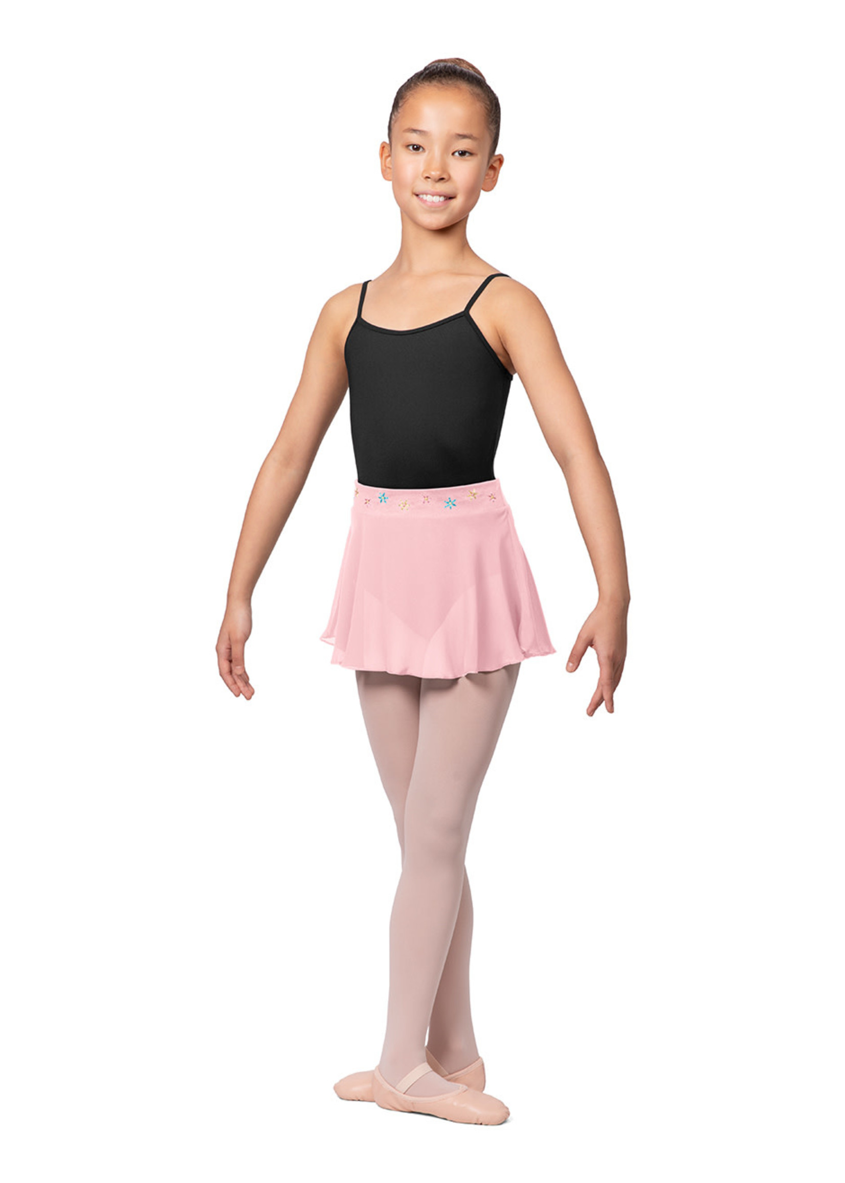 Bloch Bloch Flower Embellished Pull On Skirt