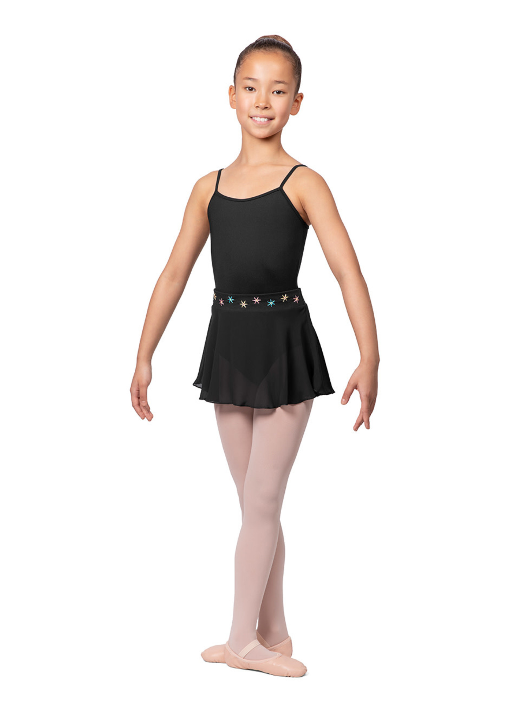 Bloch Bloch Flower Embellished Pull On Skirt