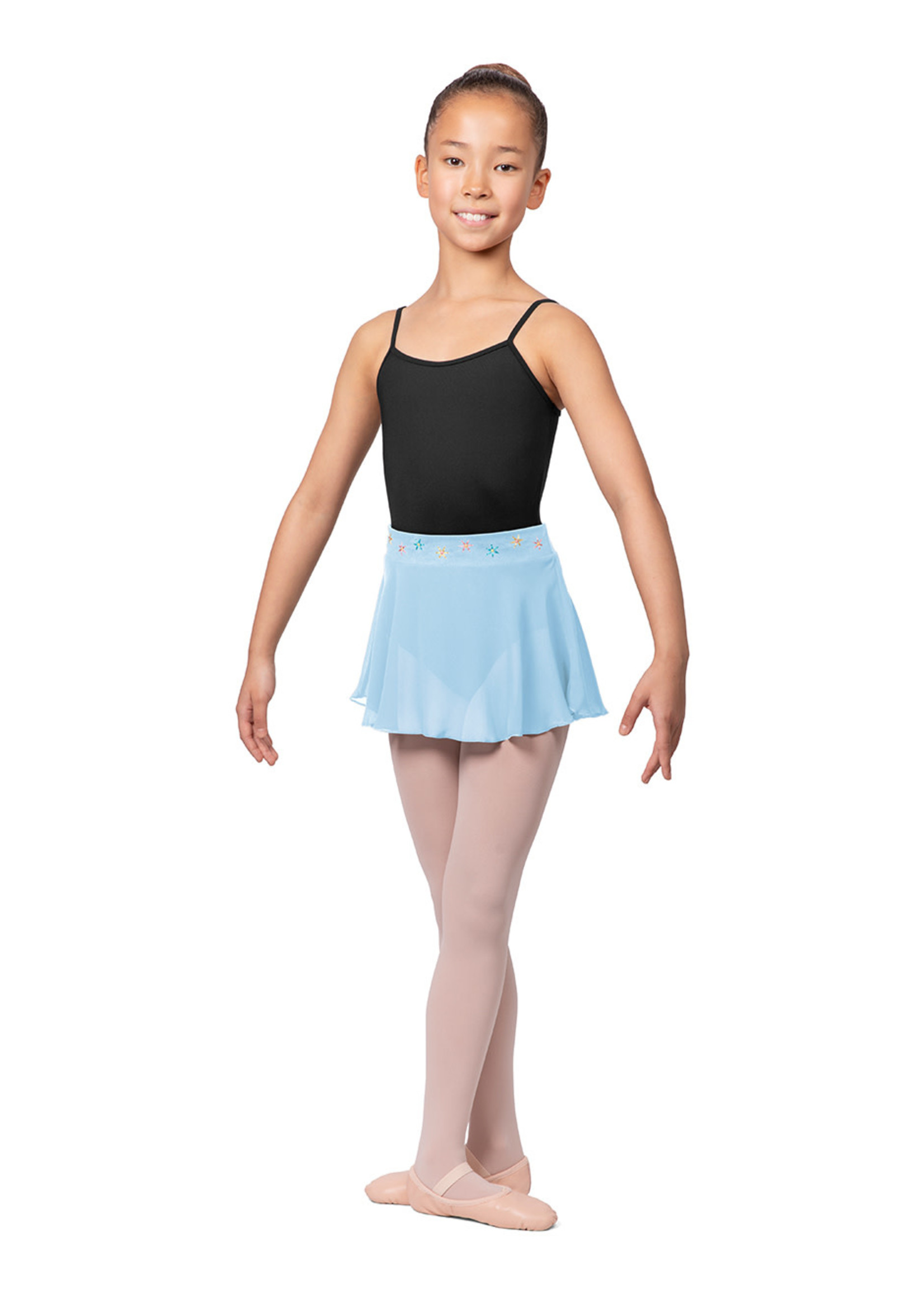 Bloch Bloch Flower Embellished Pull On Skirt