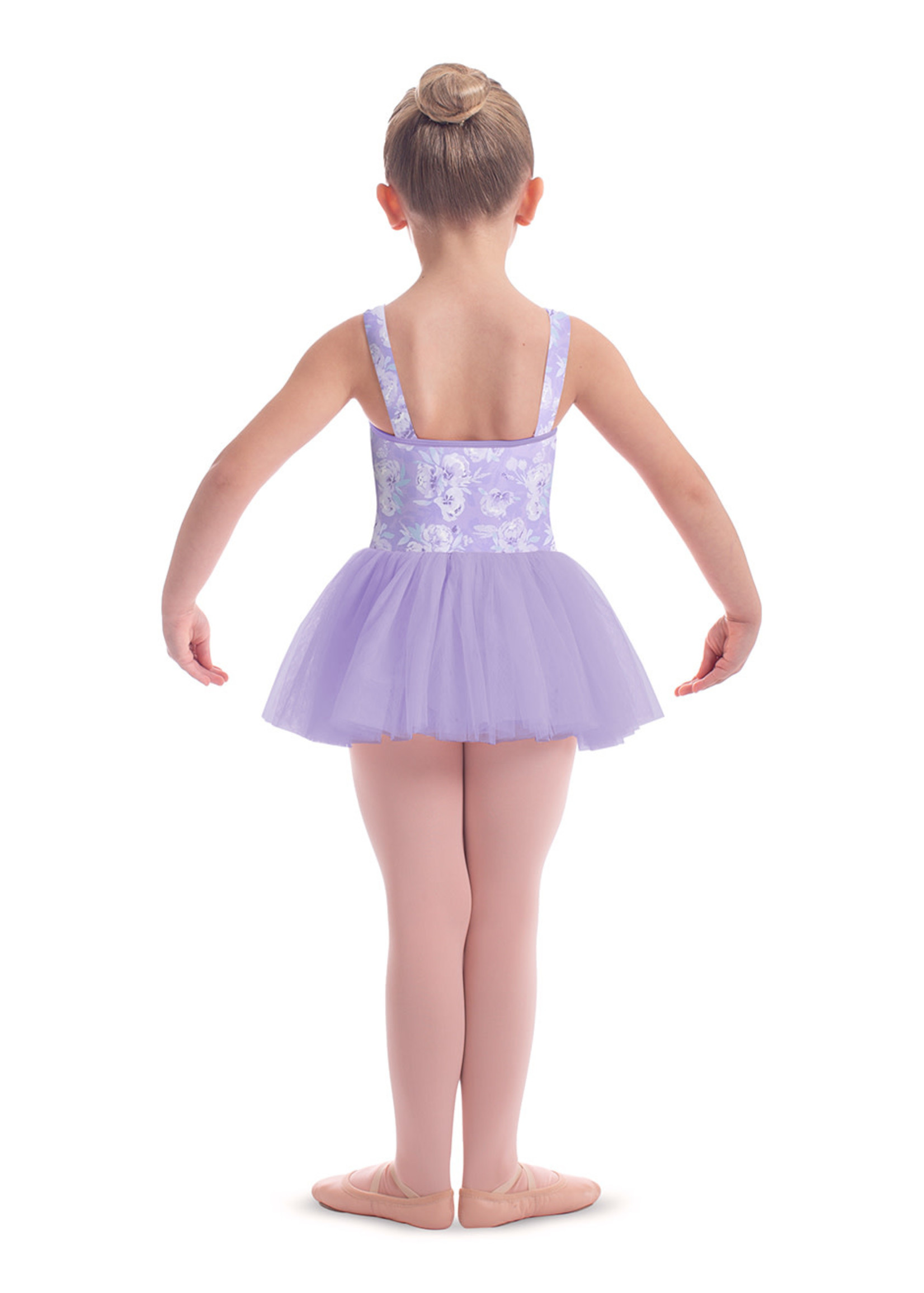 Mirella Mirella Floral Printed Tank Tutu Leotard