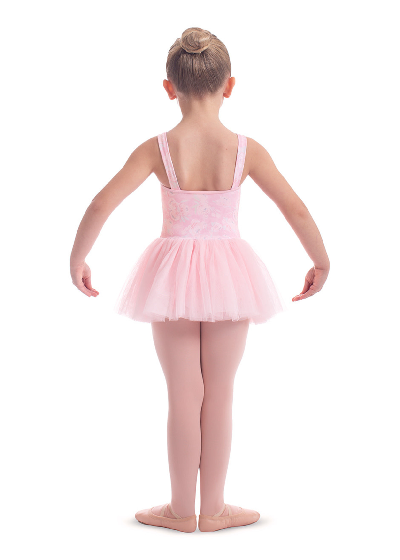 Mirella Mirella Floral Printed Tank Tutu Leotard