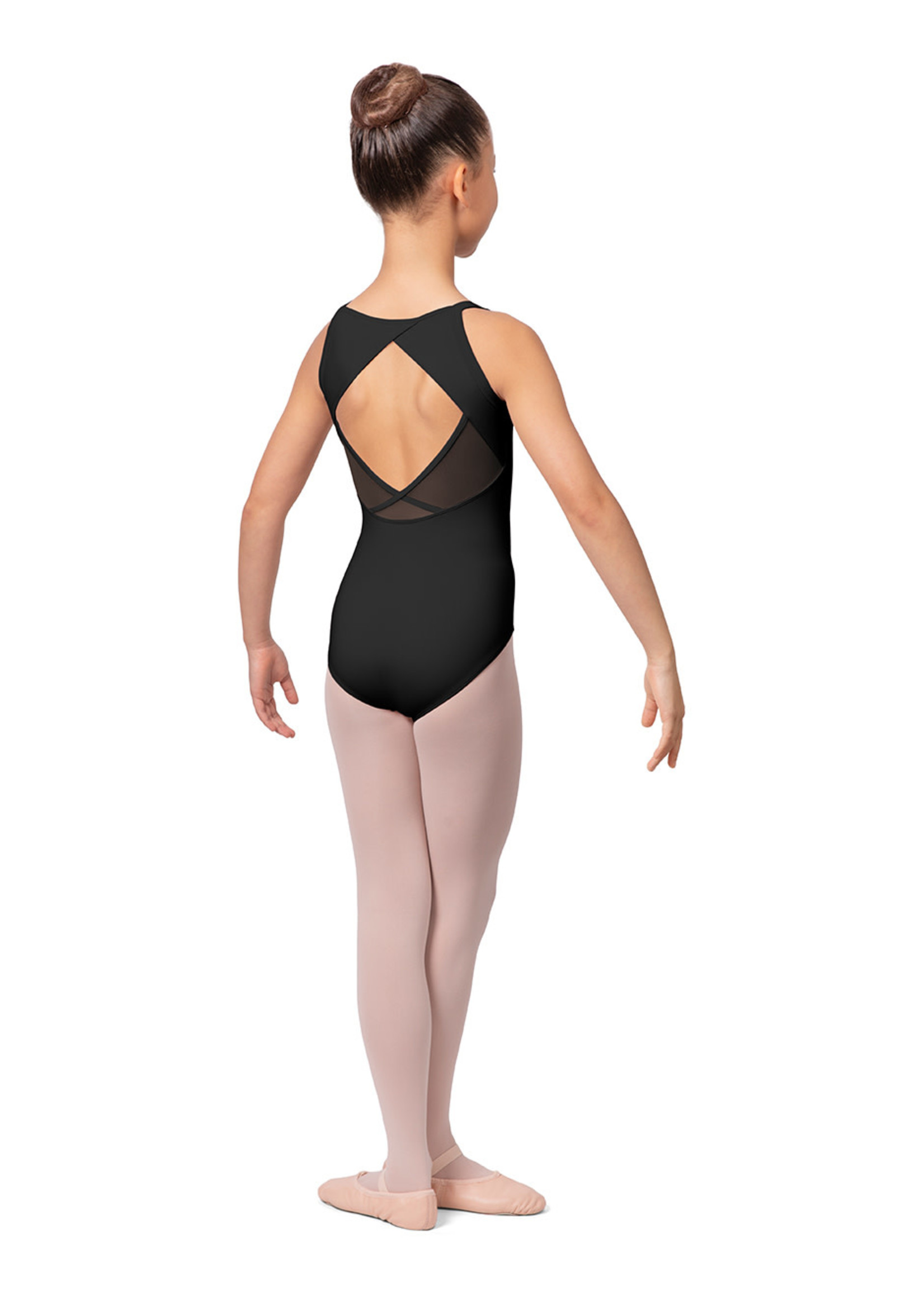 Bloch Bloch Flower Embellished Open Back Cami Leotard