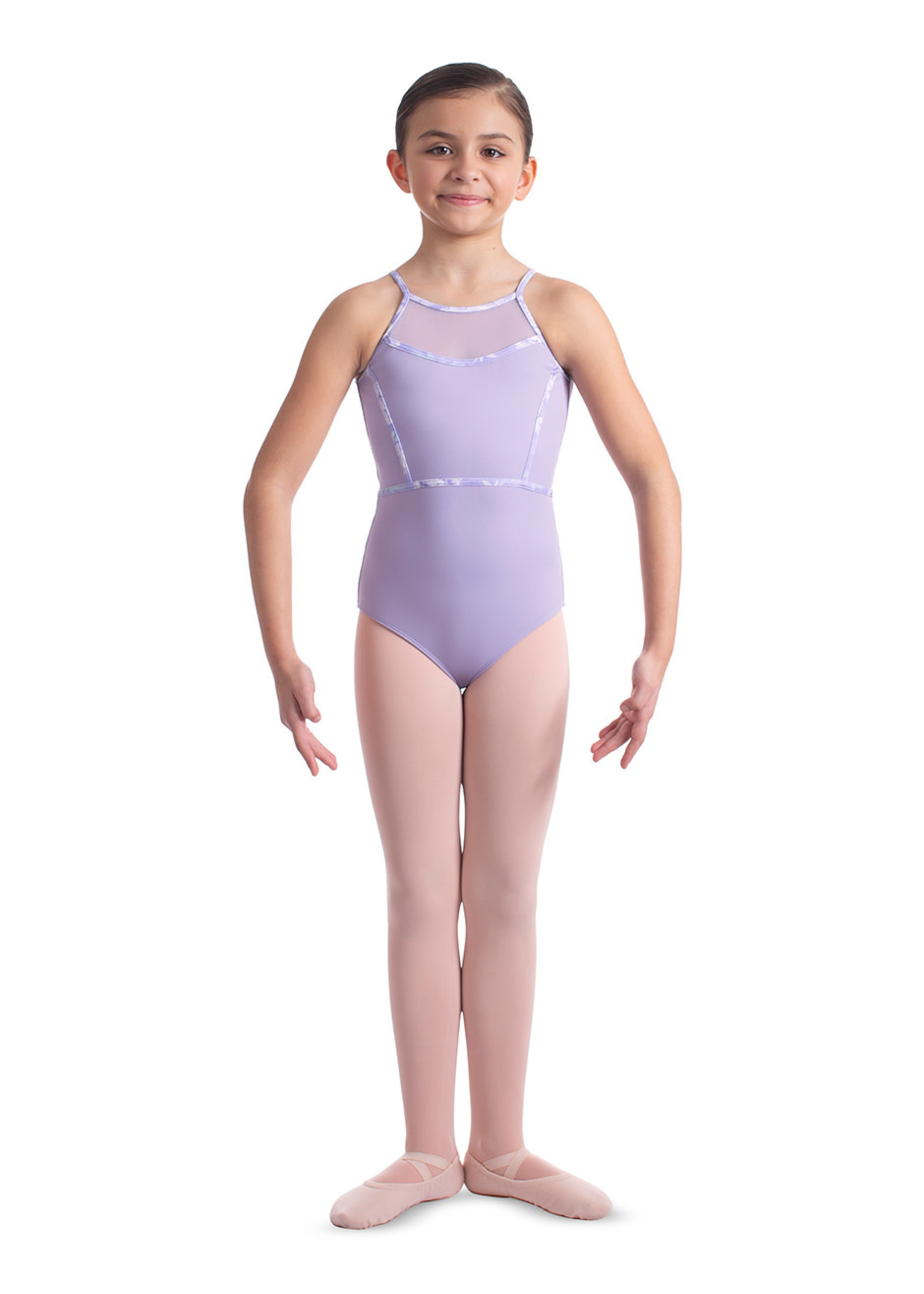 Mirella Mirella Halter Leotard with Mesh Back