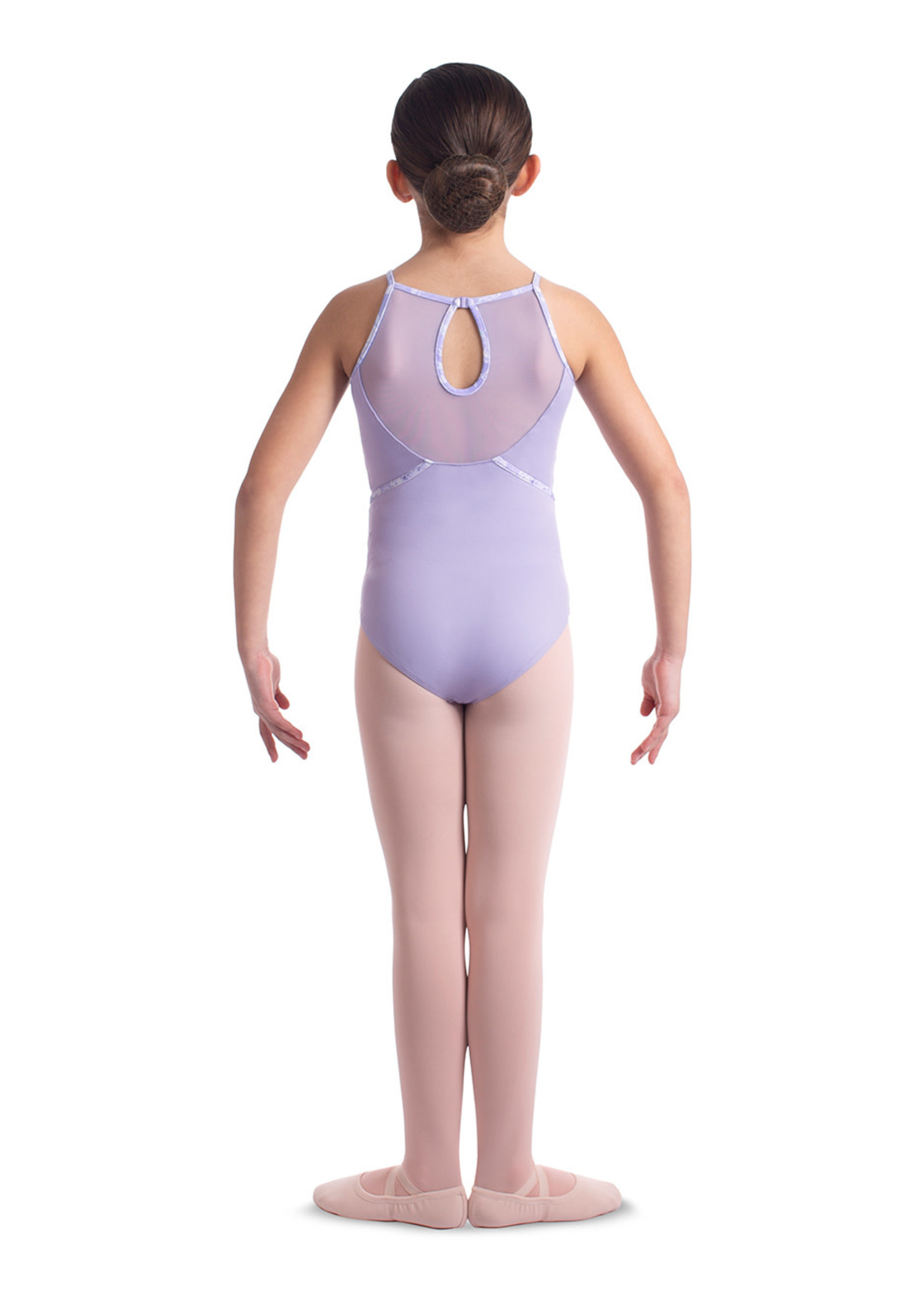 Mirella Mirella Halter Leotard with Mesh Back