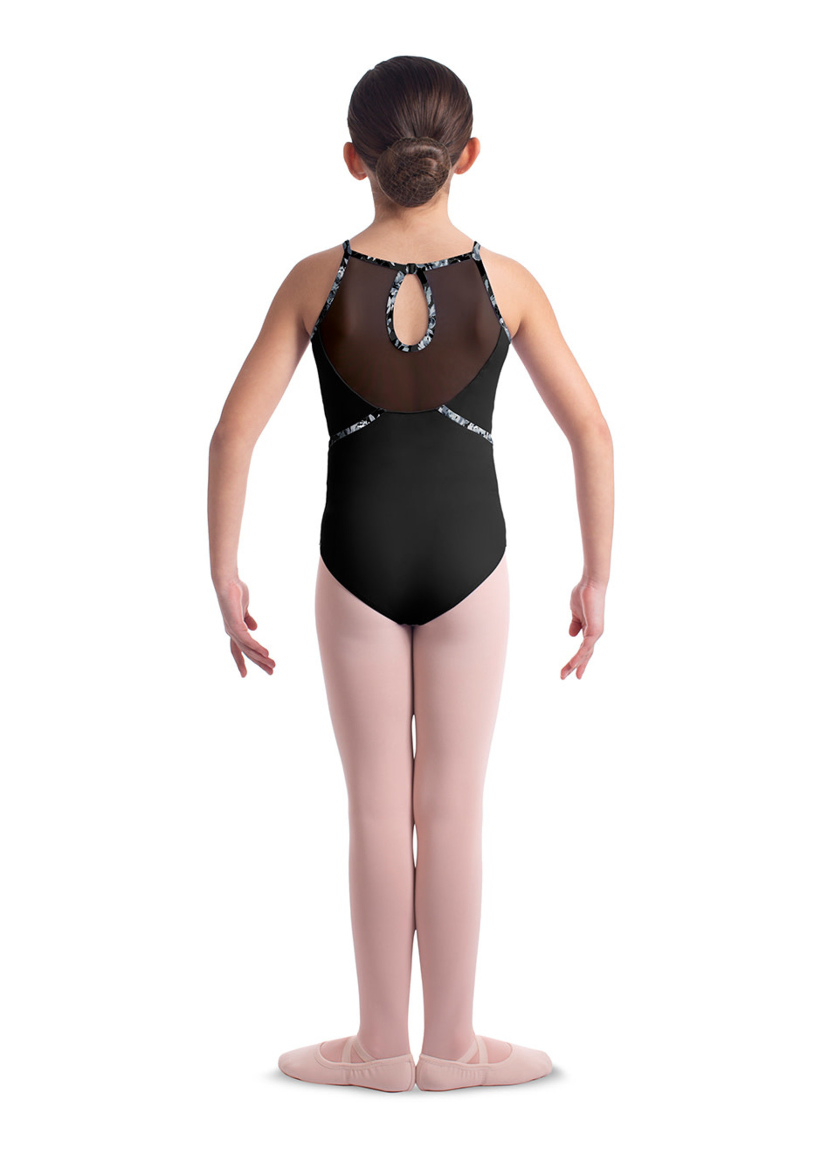 Mirella Mirella Halter Leotard with Mesh Back