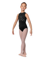 Bloch Mock Neck Zip Front Halter Leotard