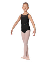 Bloch Scoop Neck Mesh Flower Tank Leotard