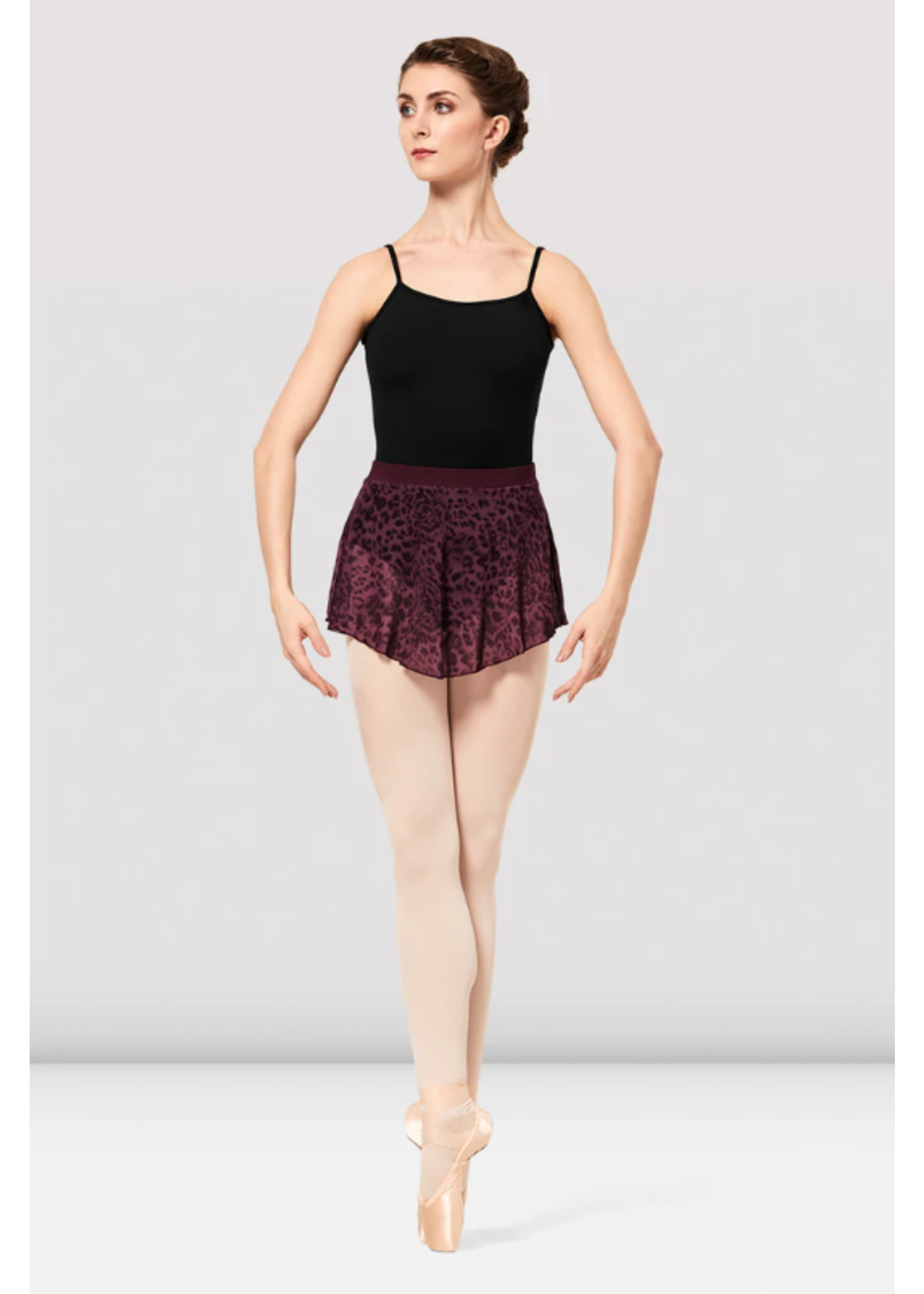 Bloch Bloch Adult Animal Print Mesh Pull On Skirt