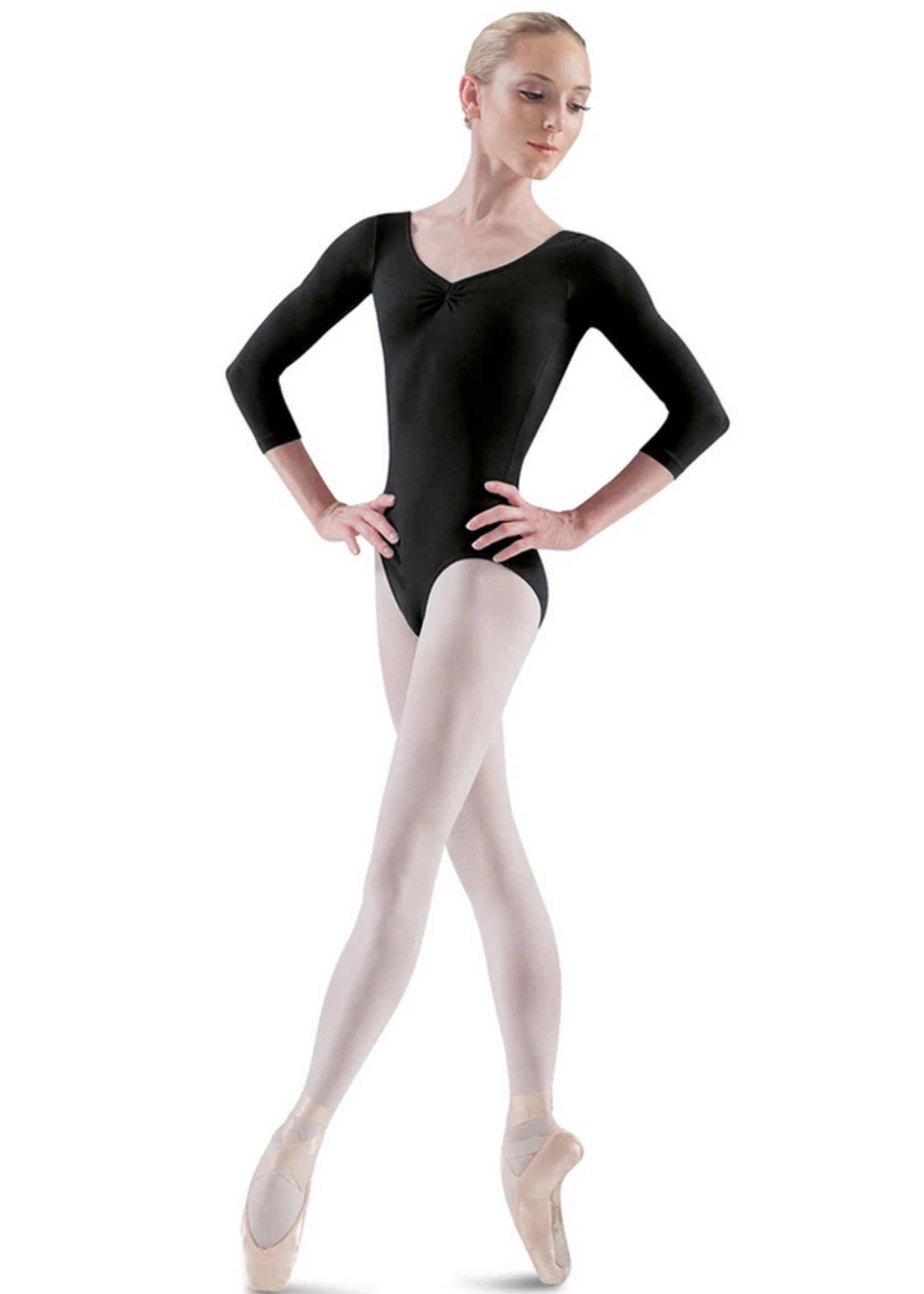 Bloch Bloch Ballon Pinch Front 3/4 Sleeve Leotard