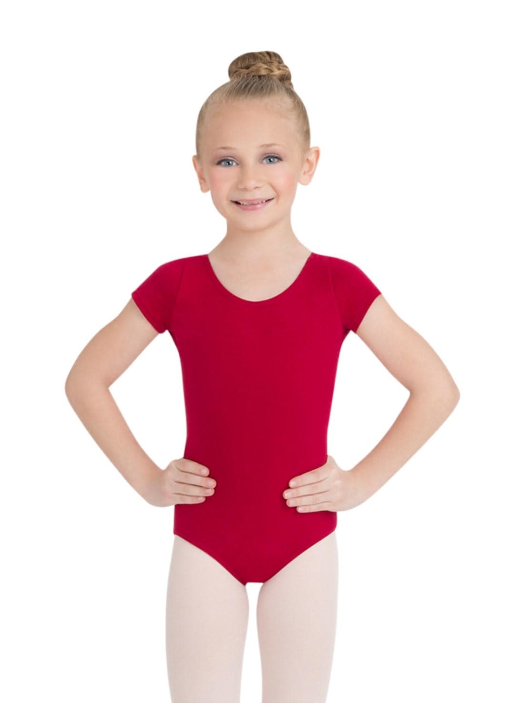 Capezio Capezio Child Short Sleeve Cotton Leotard