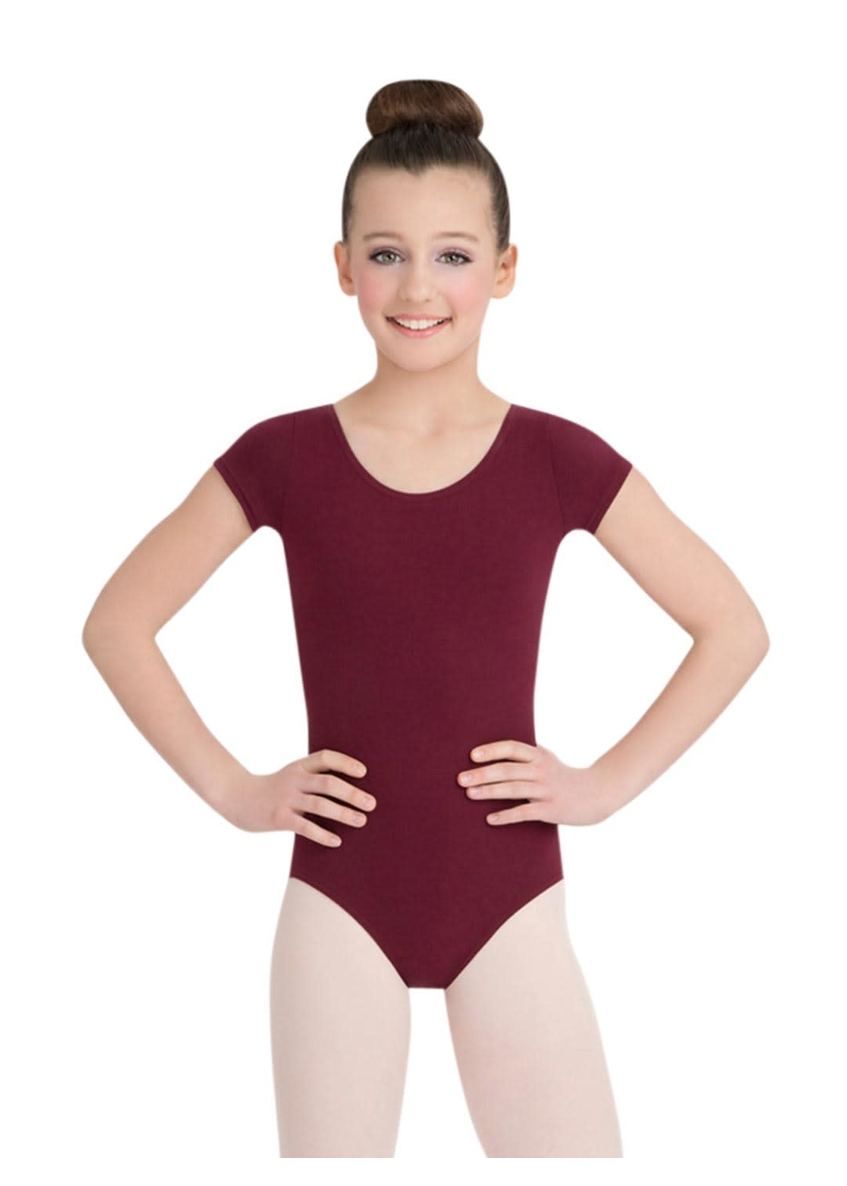 Capezio Capezio Child Short Sleeve Cotton Leotard