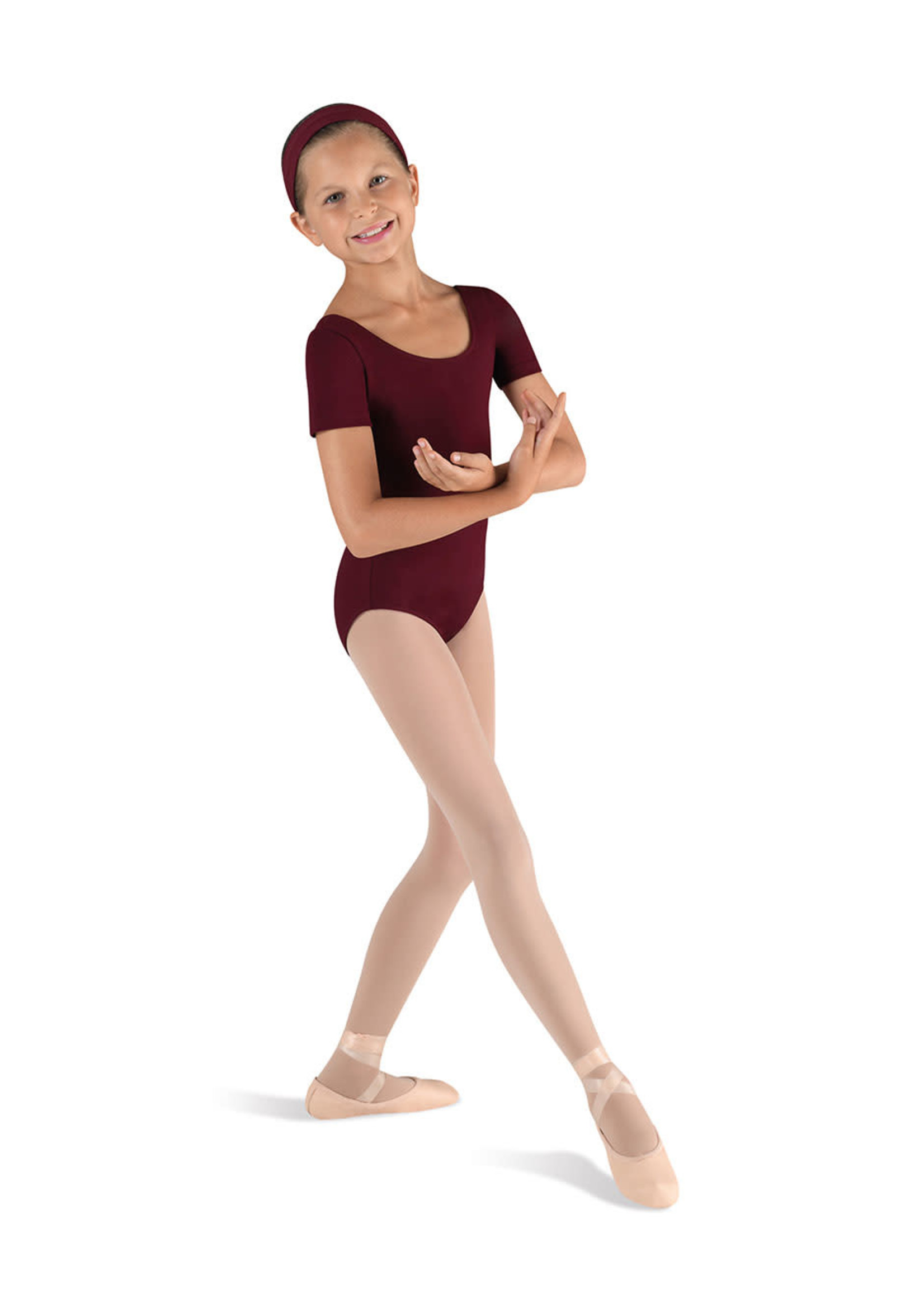Bloch Bloch Child Short Sleeve Round Neck Leotard