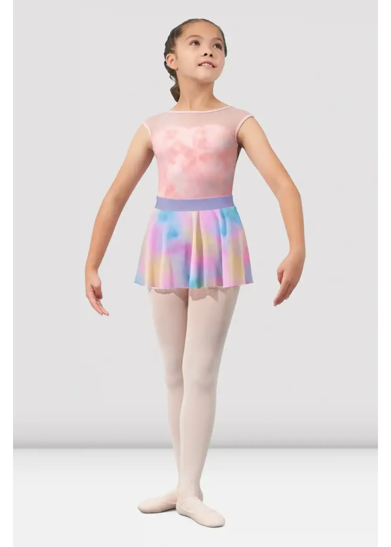 Bloch Watercolor Mesh Pull On Skirt