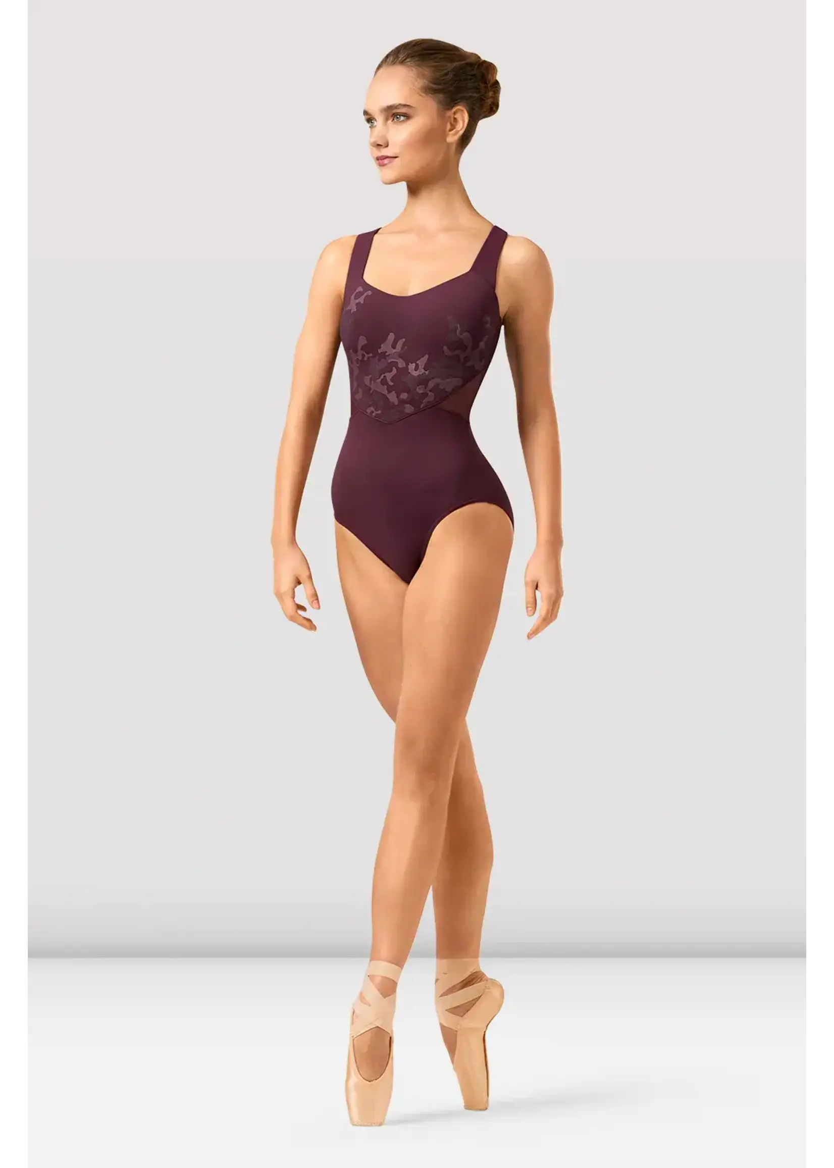 Bloch Tween Hanoko Mirage Print Cross Back Leotard