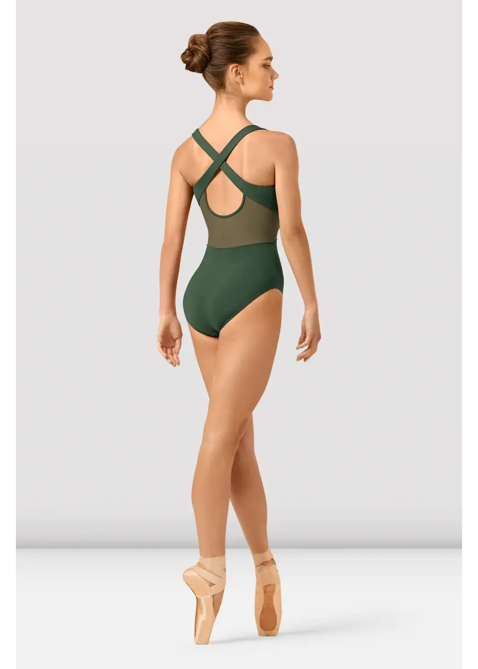 Bloch Tween Hanoko Mirage Print Cross Back Leotard
