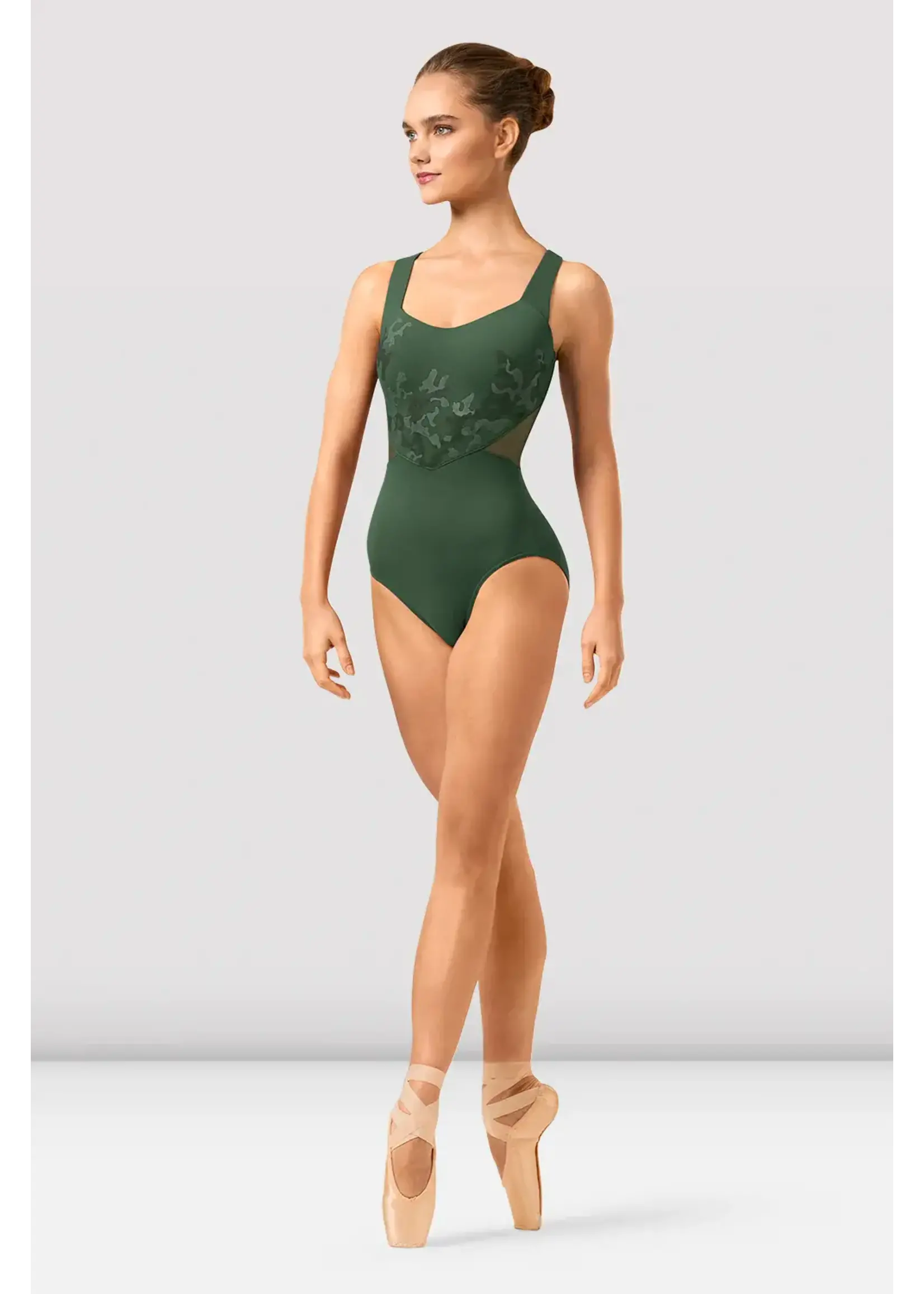 Bloch Tween Hanoko Mirage Print Cross Back Leotard