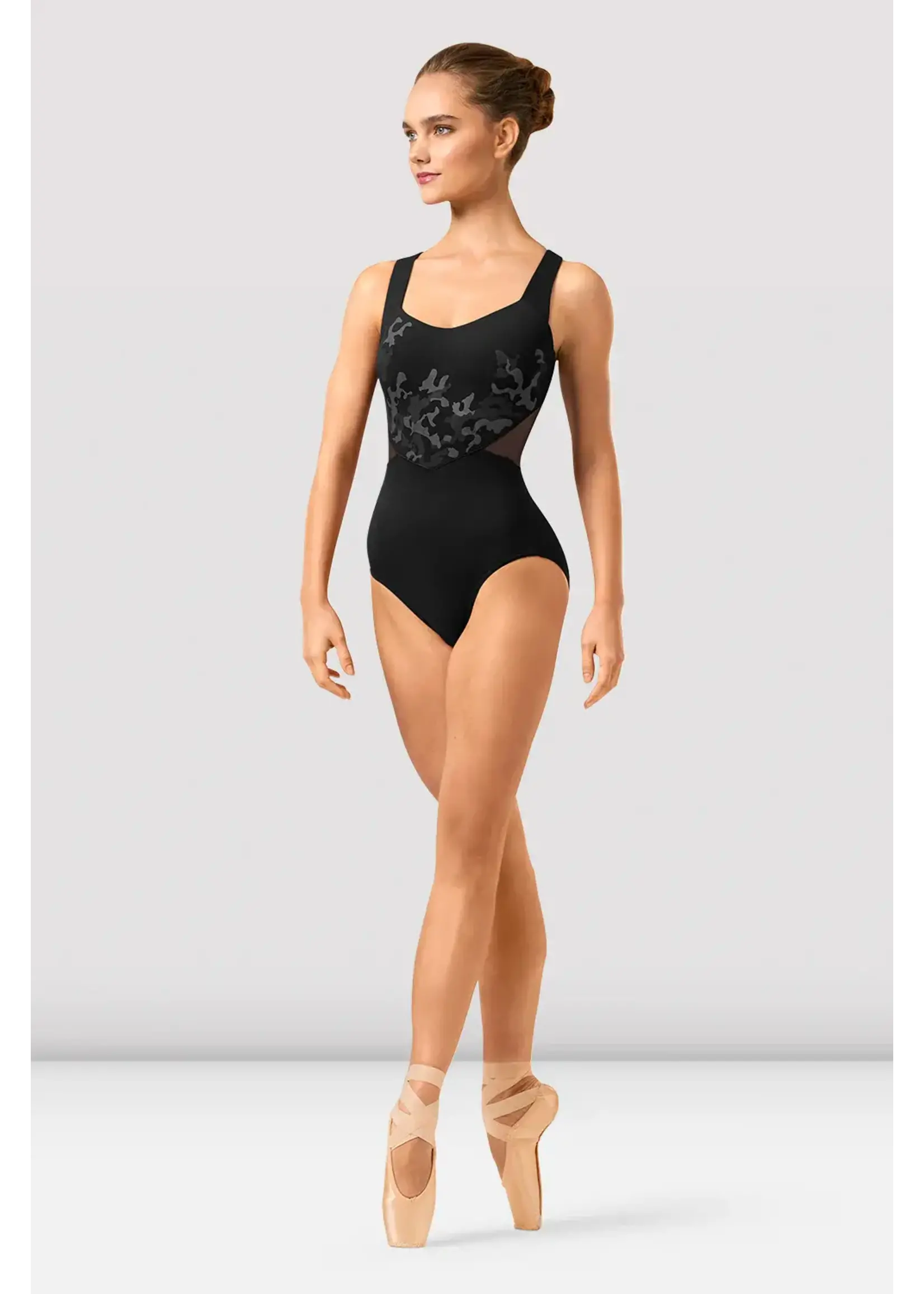 Bloch Tween Hanoko Mirage Print Cross Back Leotard