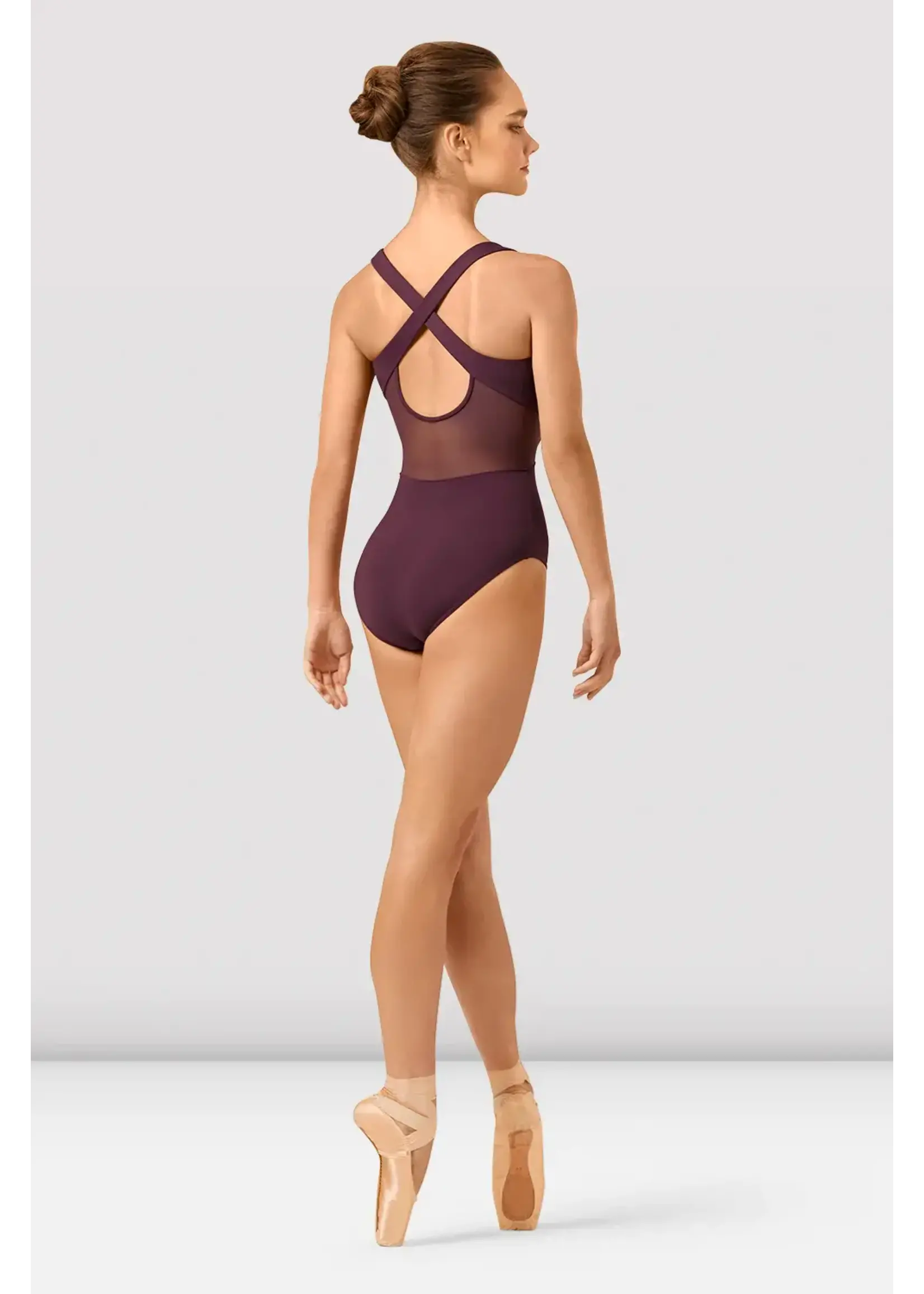 Bloch Tween Hanoko Mirage Print Cross Back Leotard