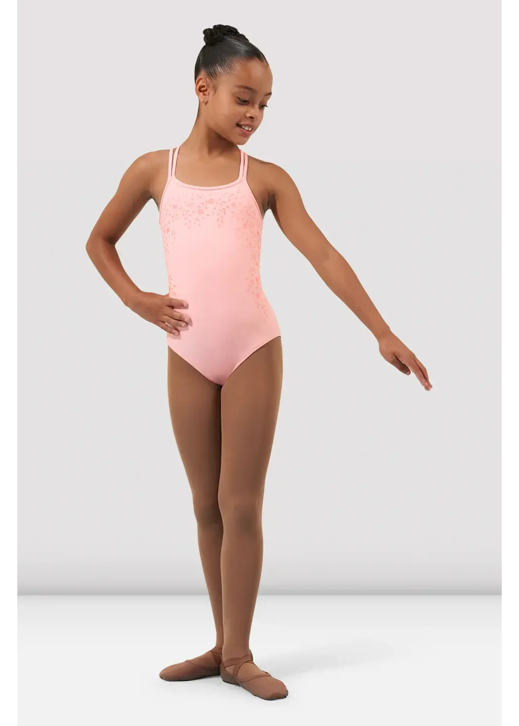 Bloch Flower Vine Cross back Camisole Leotard