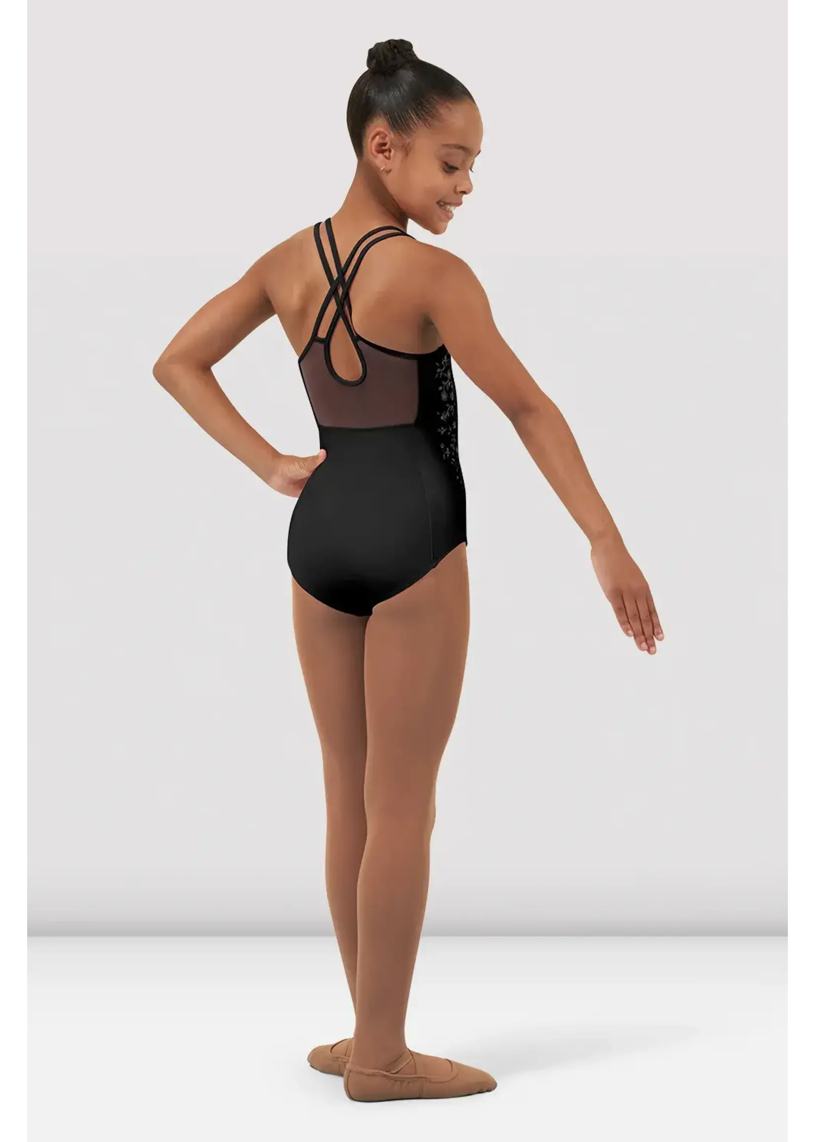 Bloch Flower Vine Cross back Camisole Leotard