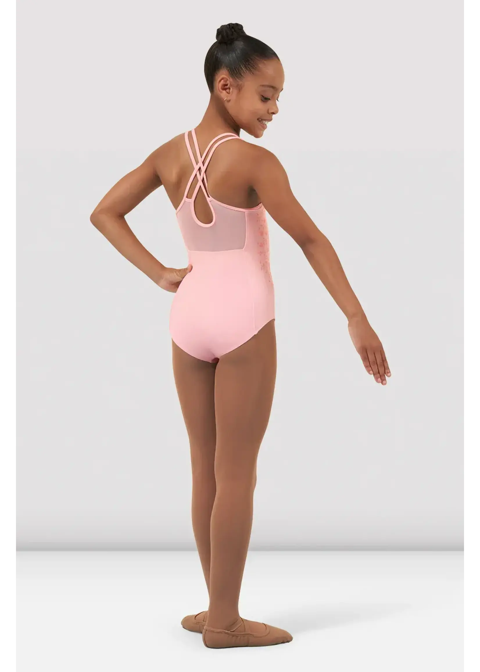 Bloch Flower Vine Cross back Camisole Leotard