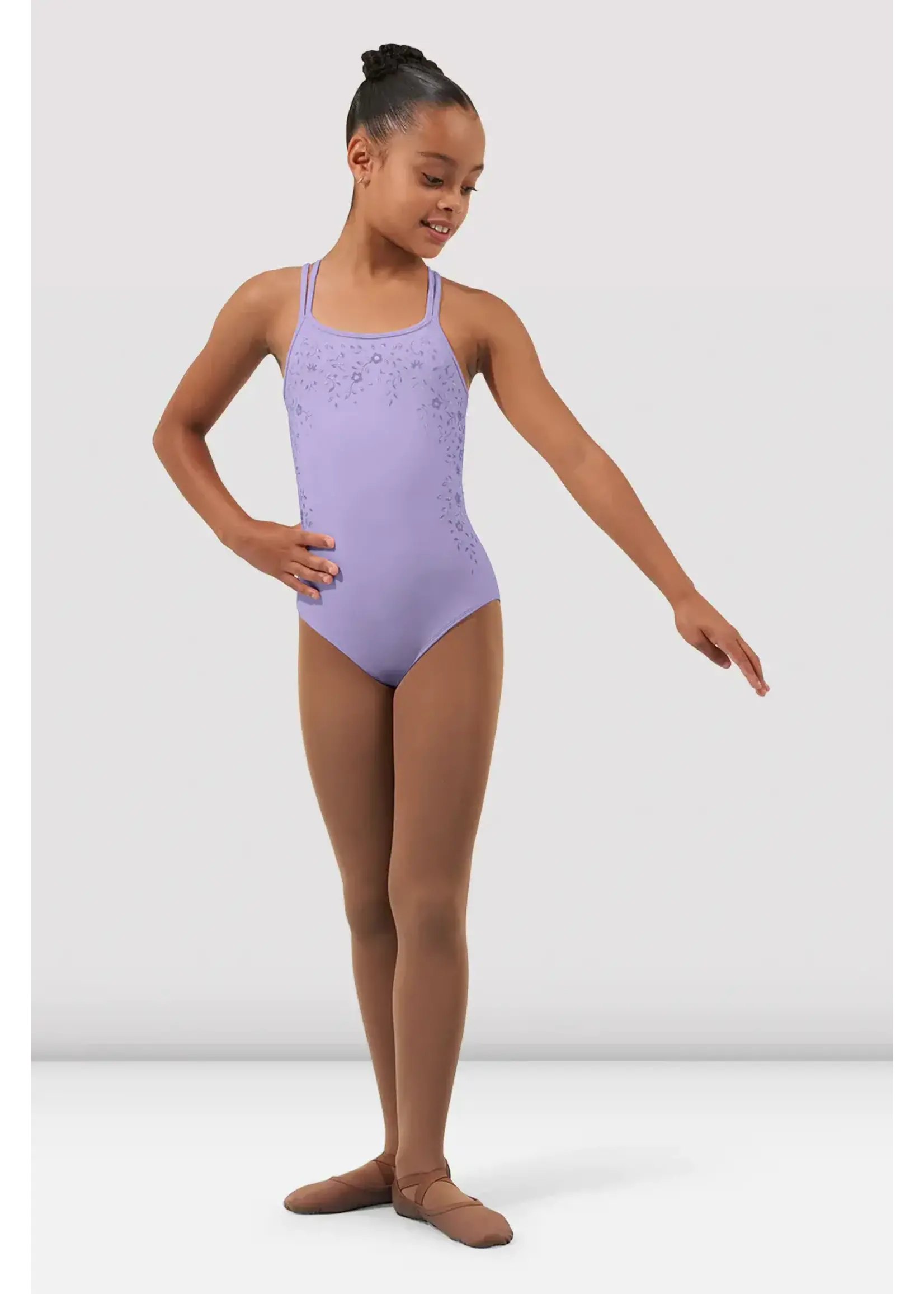 Bloch Flower Vine Cross back Camisole Leotard