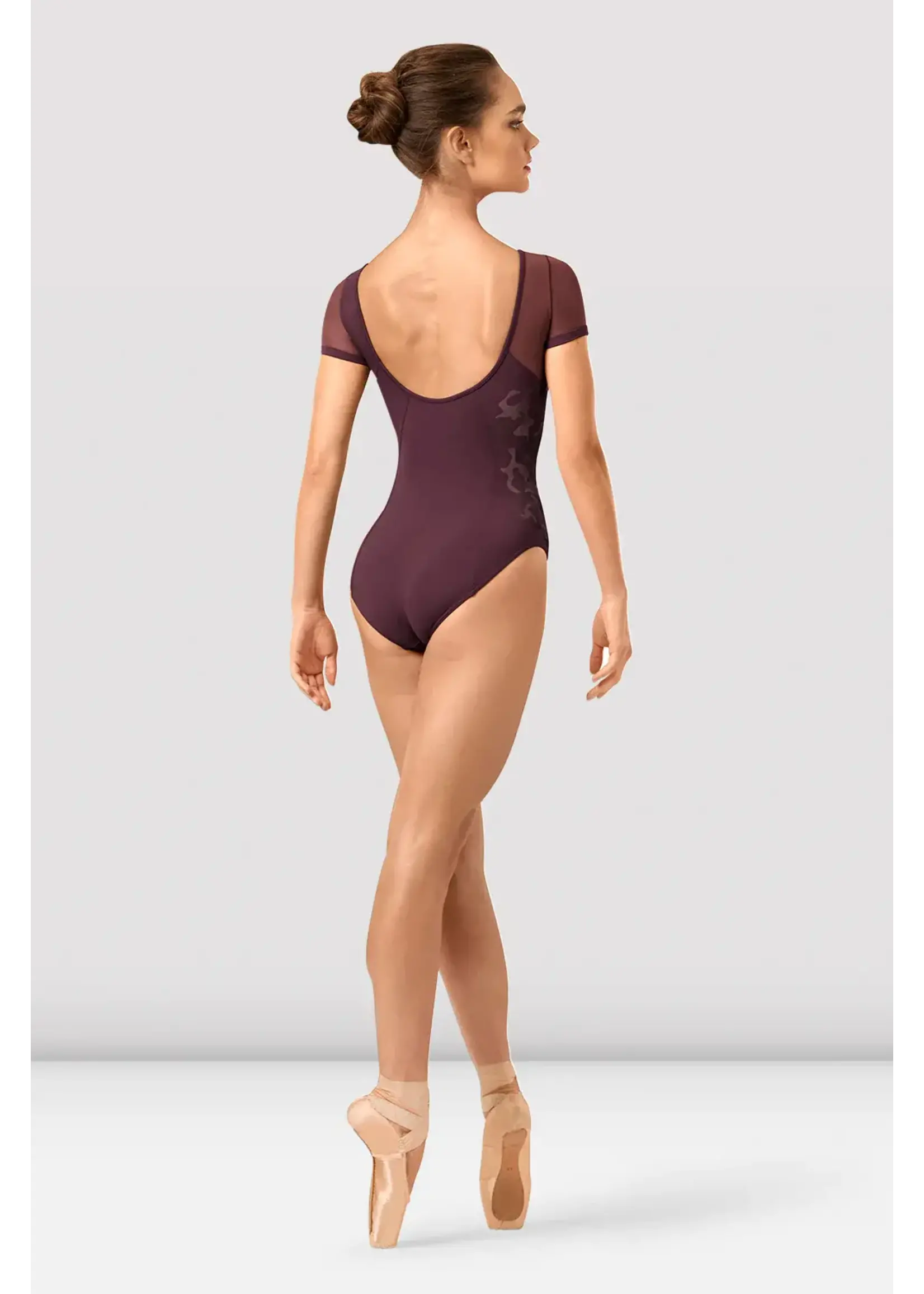 Bloch Boatneck Camo Capsleeve Leotard