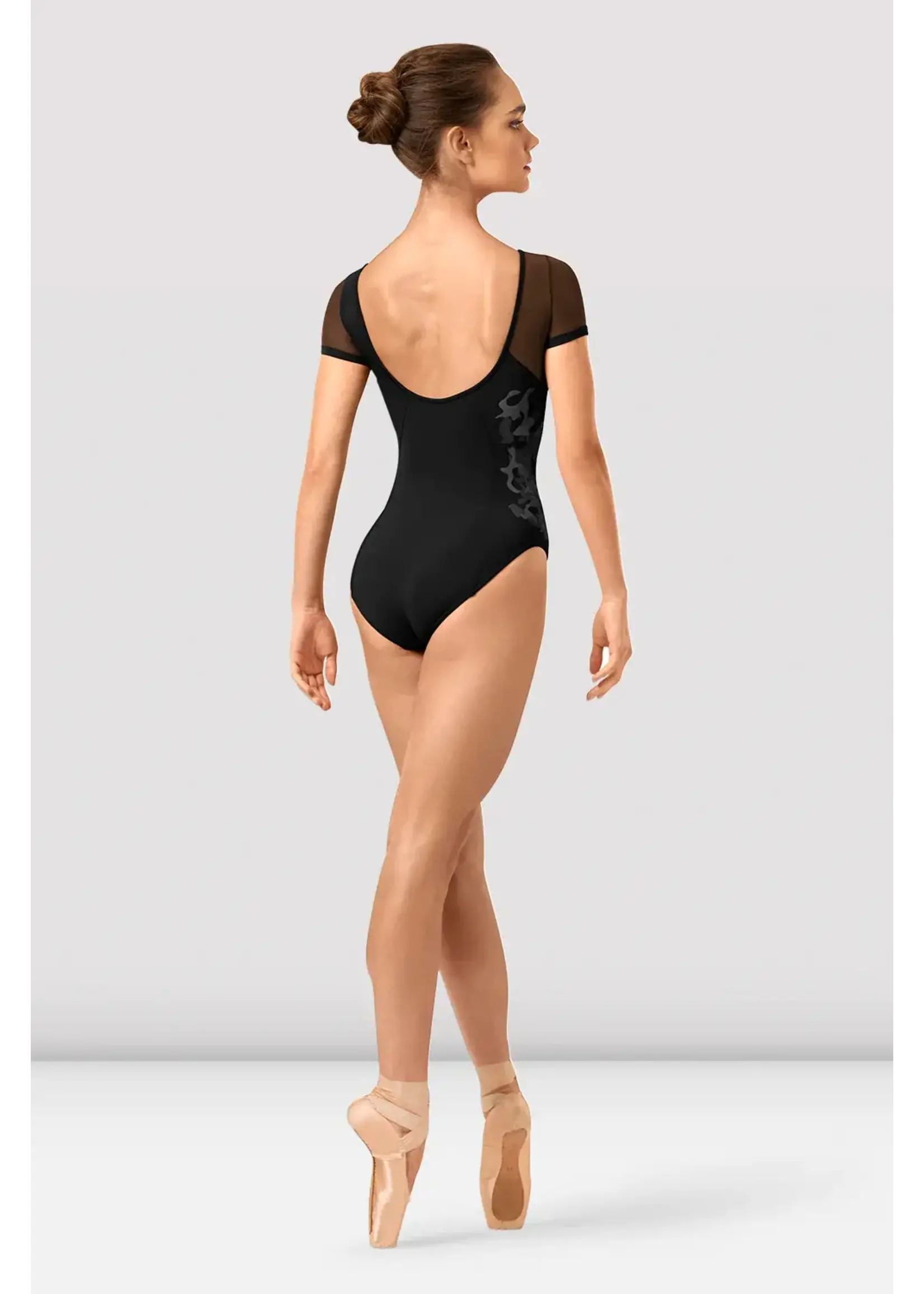 Bloch Boatneck Camo Capsleeve Leotard