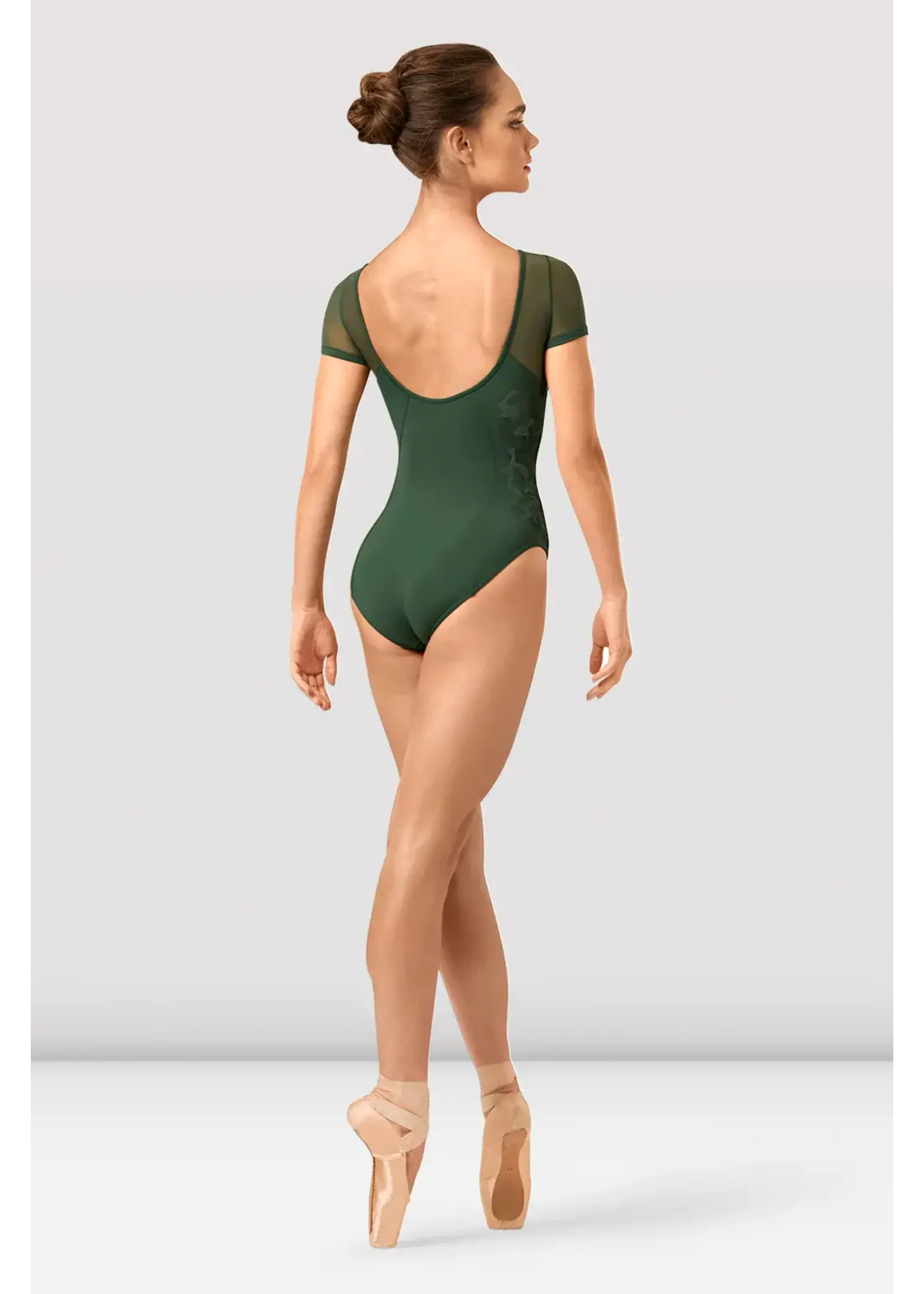 Bloch Boatneck Camo Capsleeve Leotard