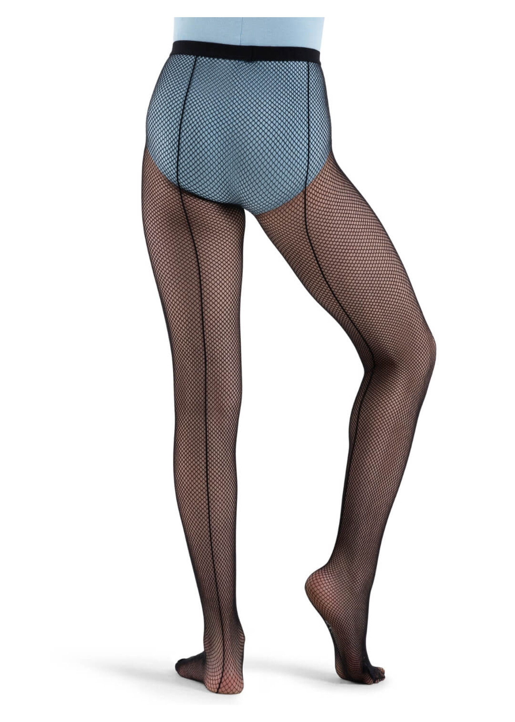 Capezio Children's Studio Basic Fishnet Seamless Tight w/ Seams