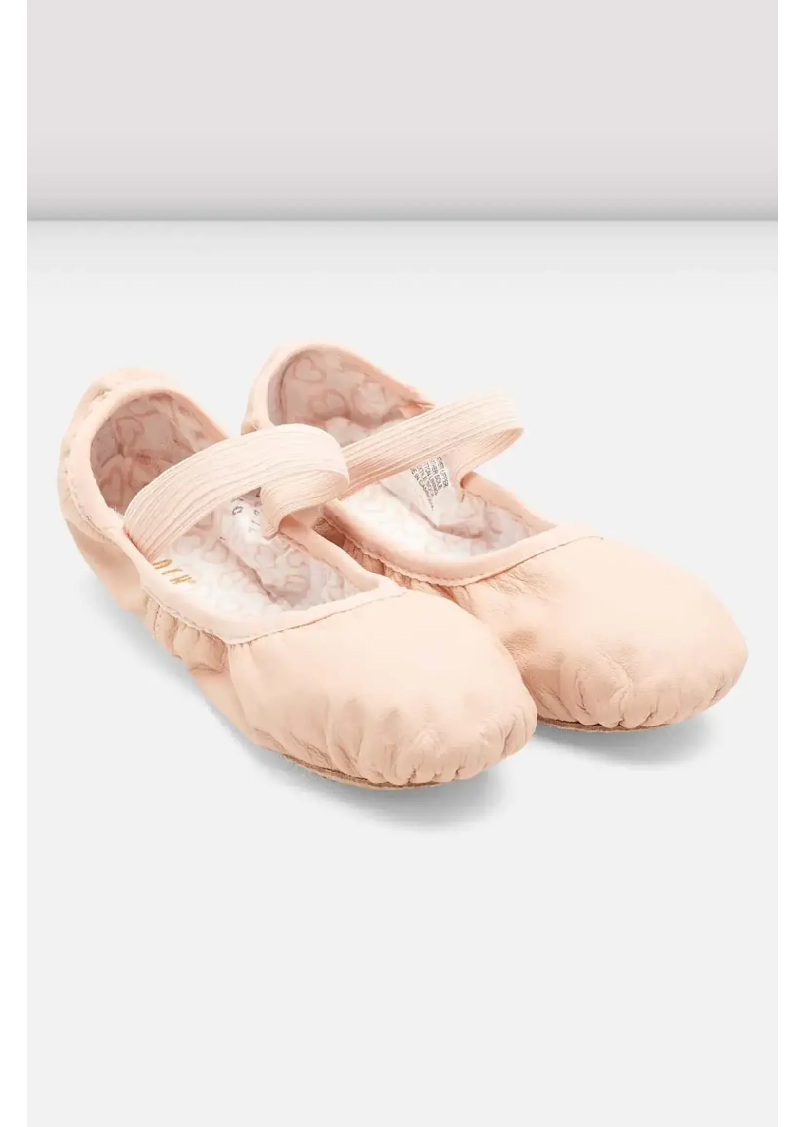 Bloch Belle Child’s ballet Slipper without drawstring, (Pink)
