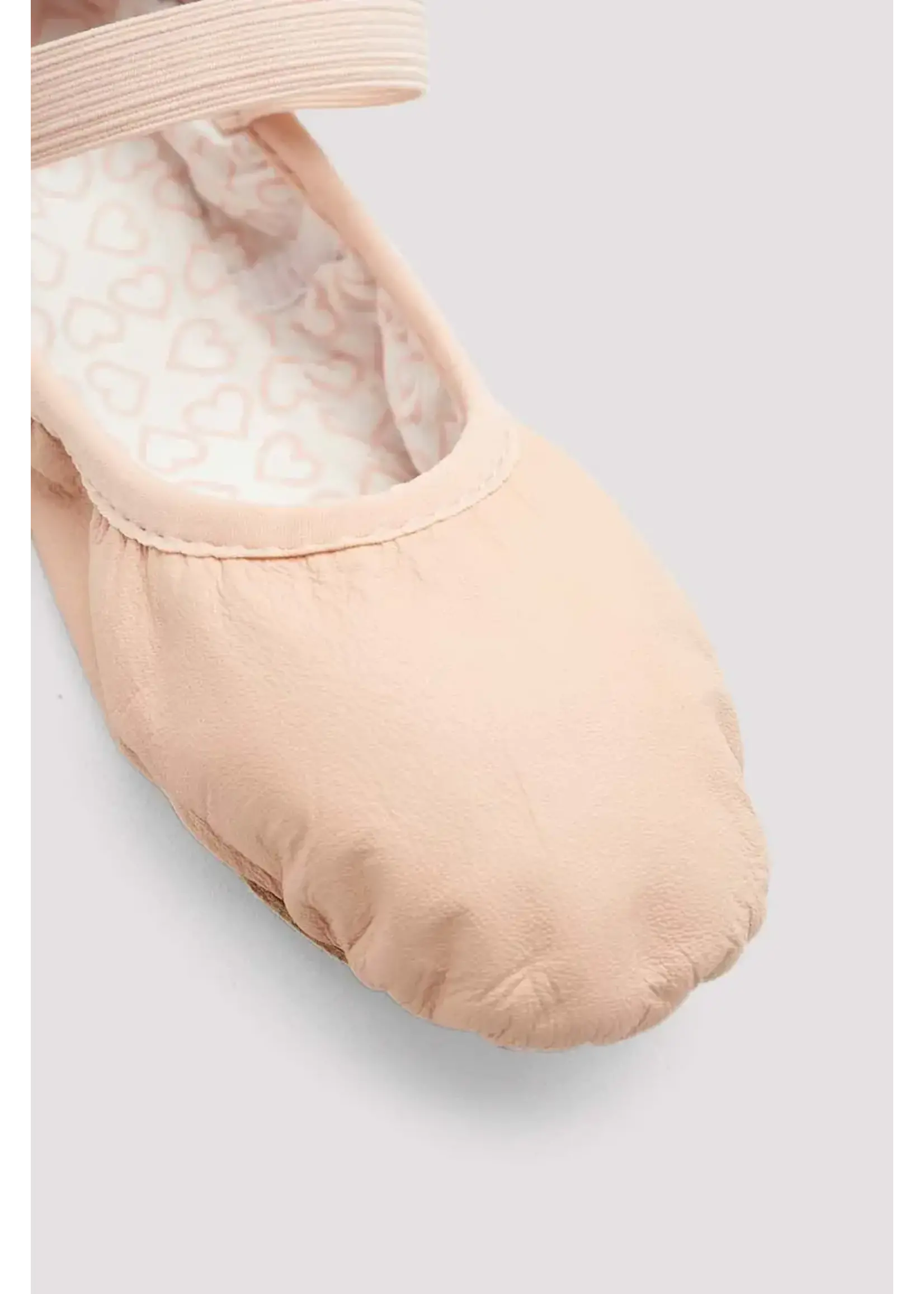 Bloch Belle Child’s ballet Slipper without drawstring, (Pink)