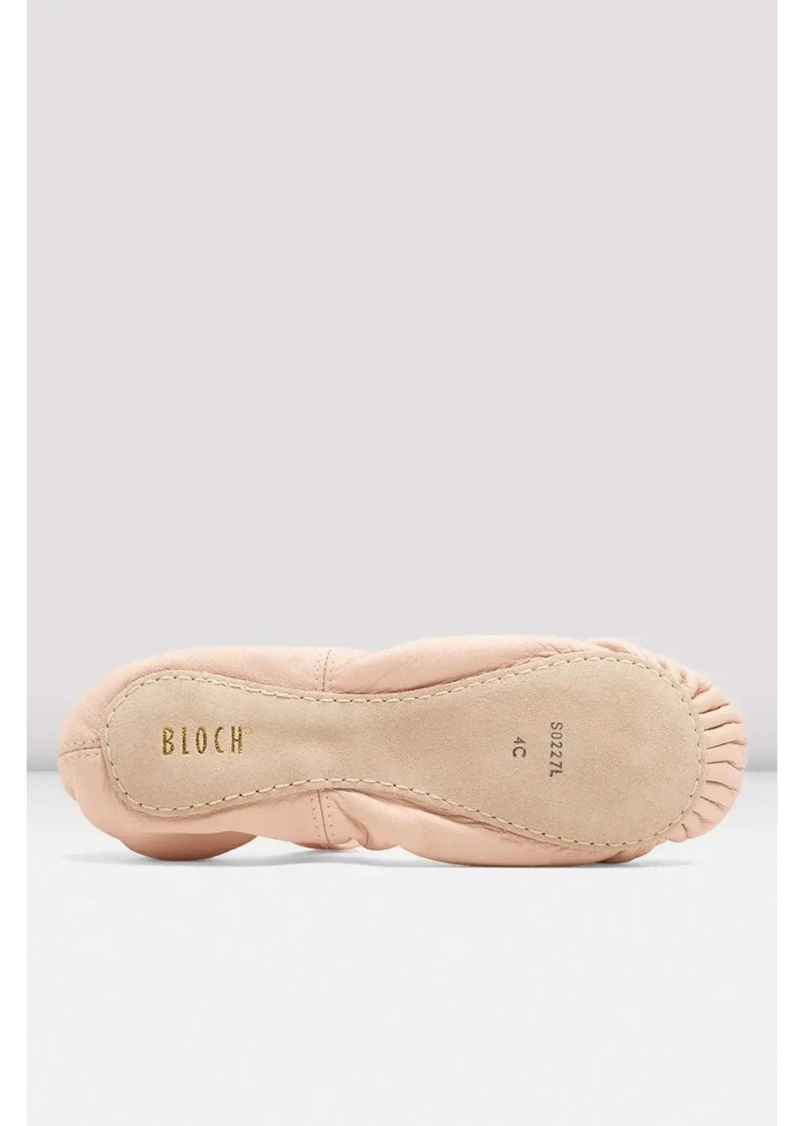 Bloch Belle Child’s ballet Slipper without drawstring, (Pink)