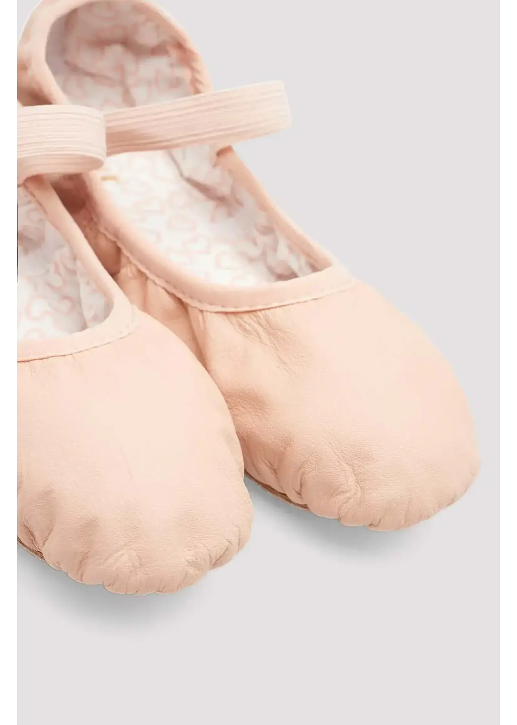 Bloch Belle Child’s ballet Slipper without drawstring, (Pink)