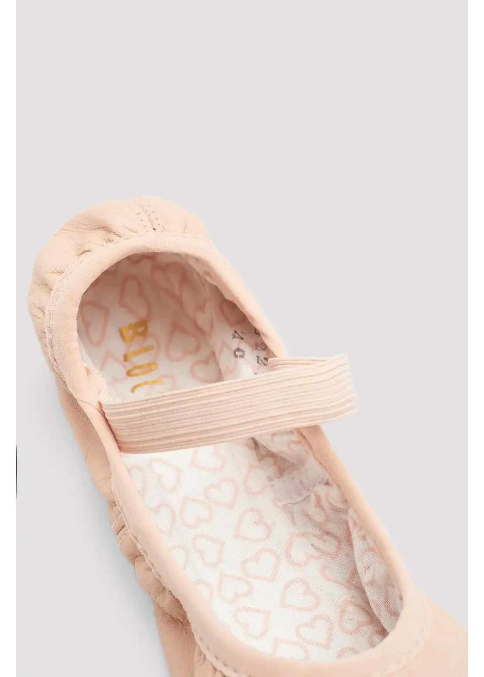 Bloch Belle Child’s ballet Slipper without drawstring, (Pink)