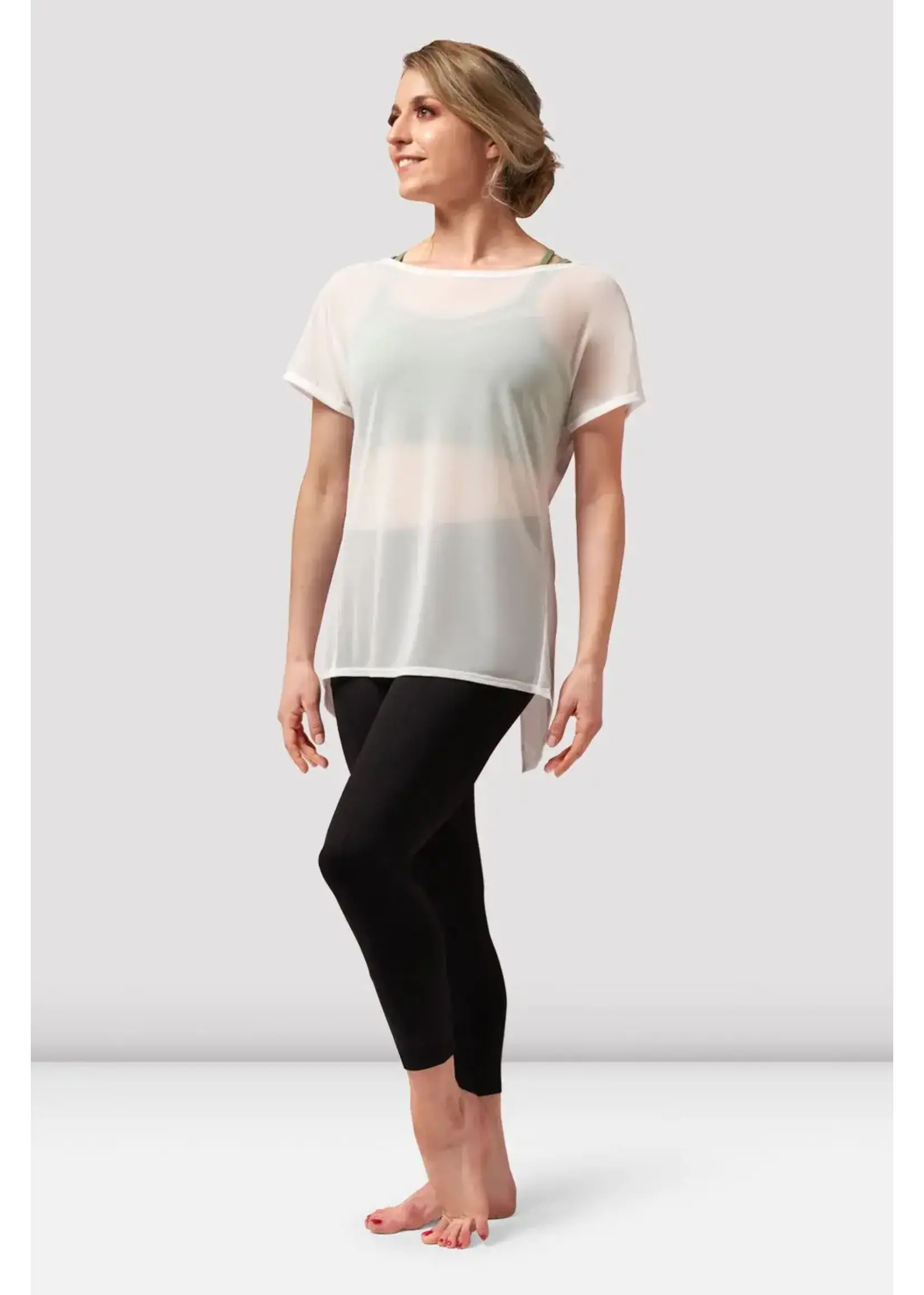 Bloch Round Neckline Mesh T-Shirt