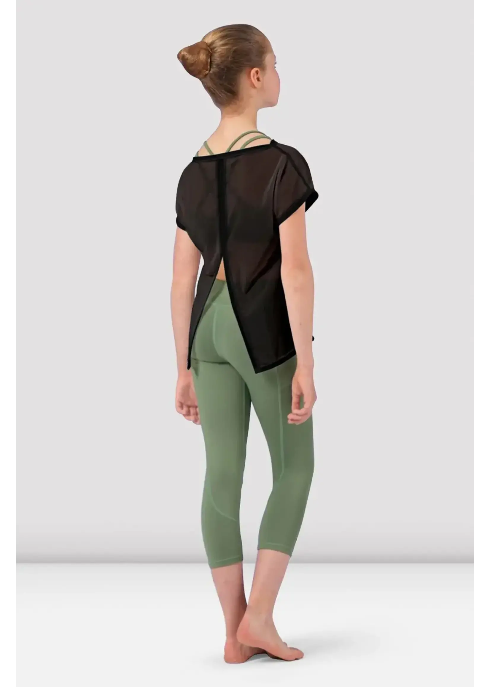 Bloch Childs Round Neckline Mesh T-Shirt