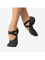 So Danca Canvas Split-sole Shoe Black