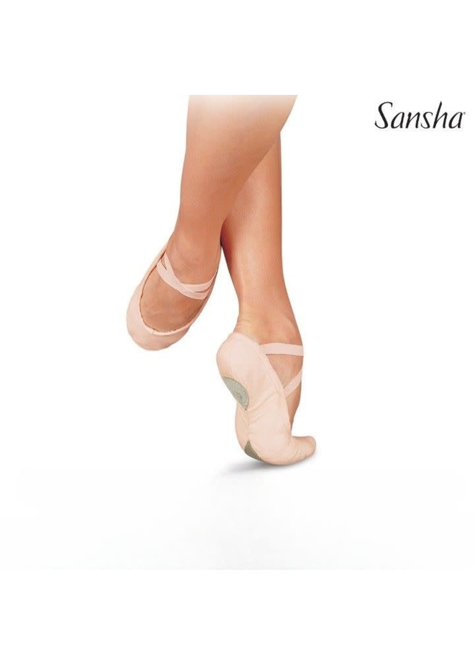 SANSHA CANVAS BALLET SLIPPER