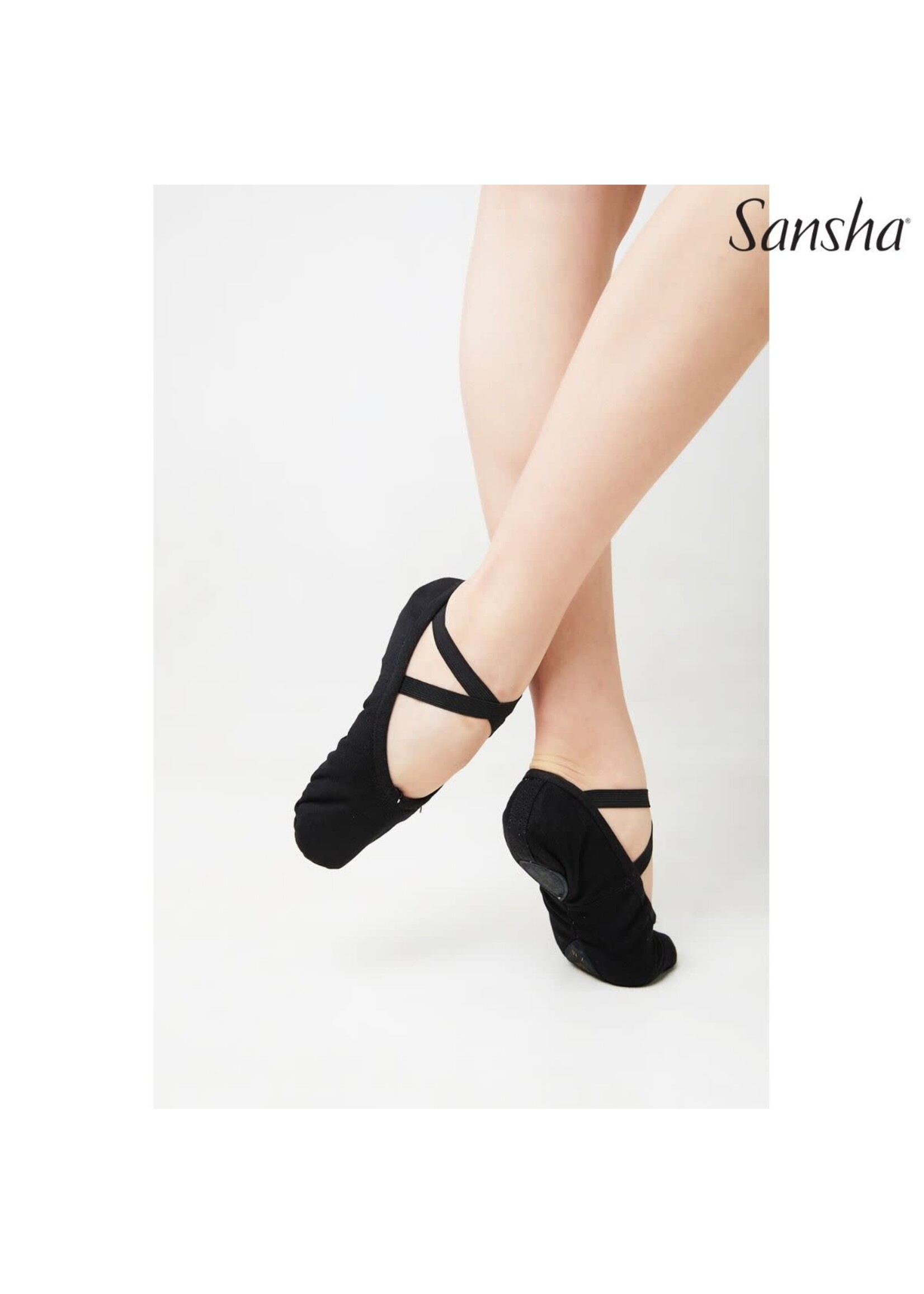 SANSHA CANVAS BALLET SLIPPER