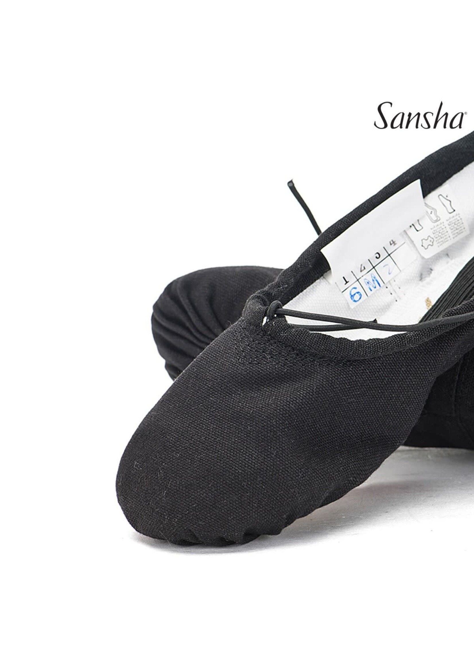 SANSHA CANVAS BALLET SLIPPER