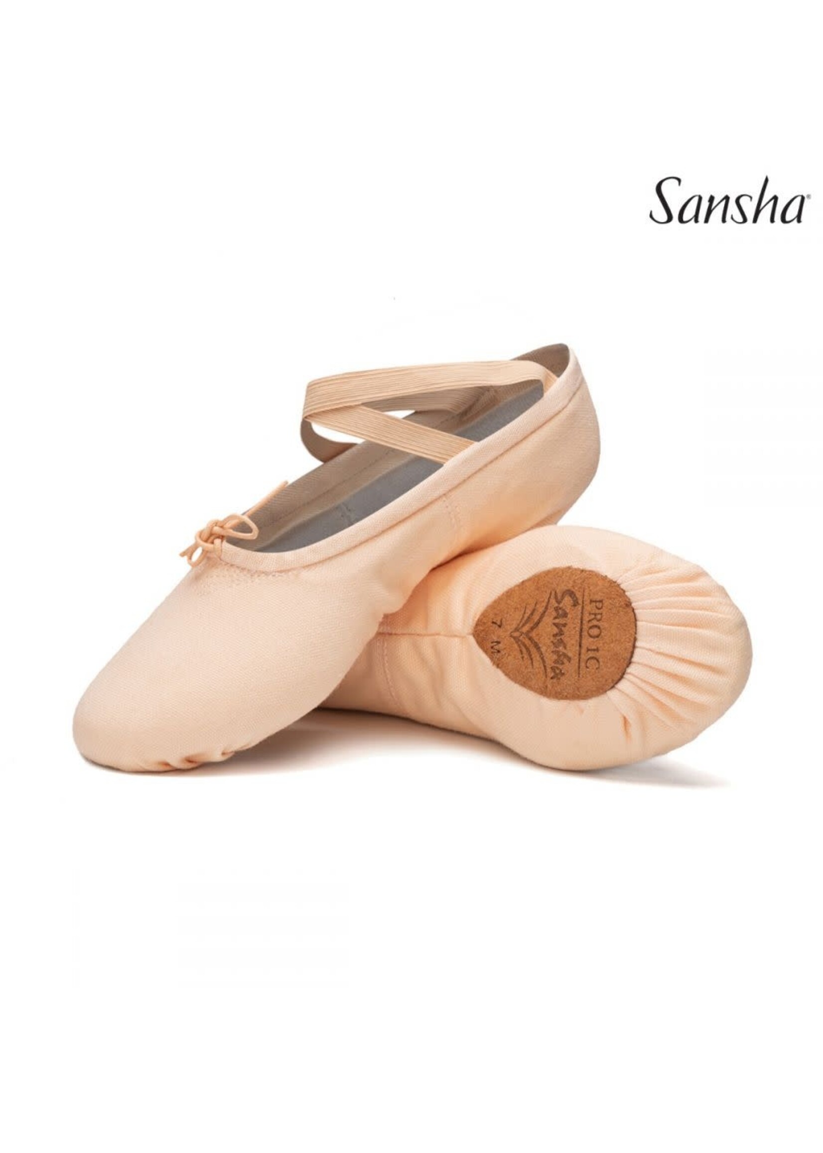 SANSHA CANVAS BALLET SLIPPER