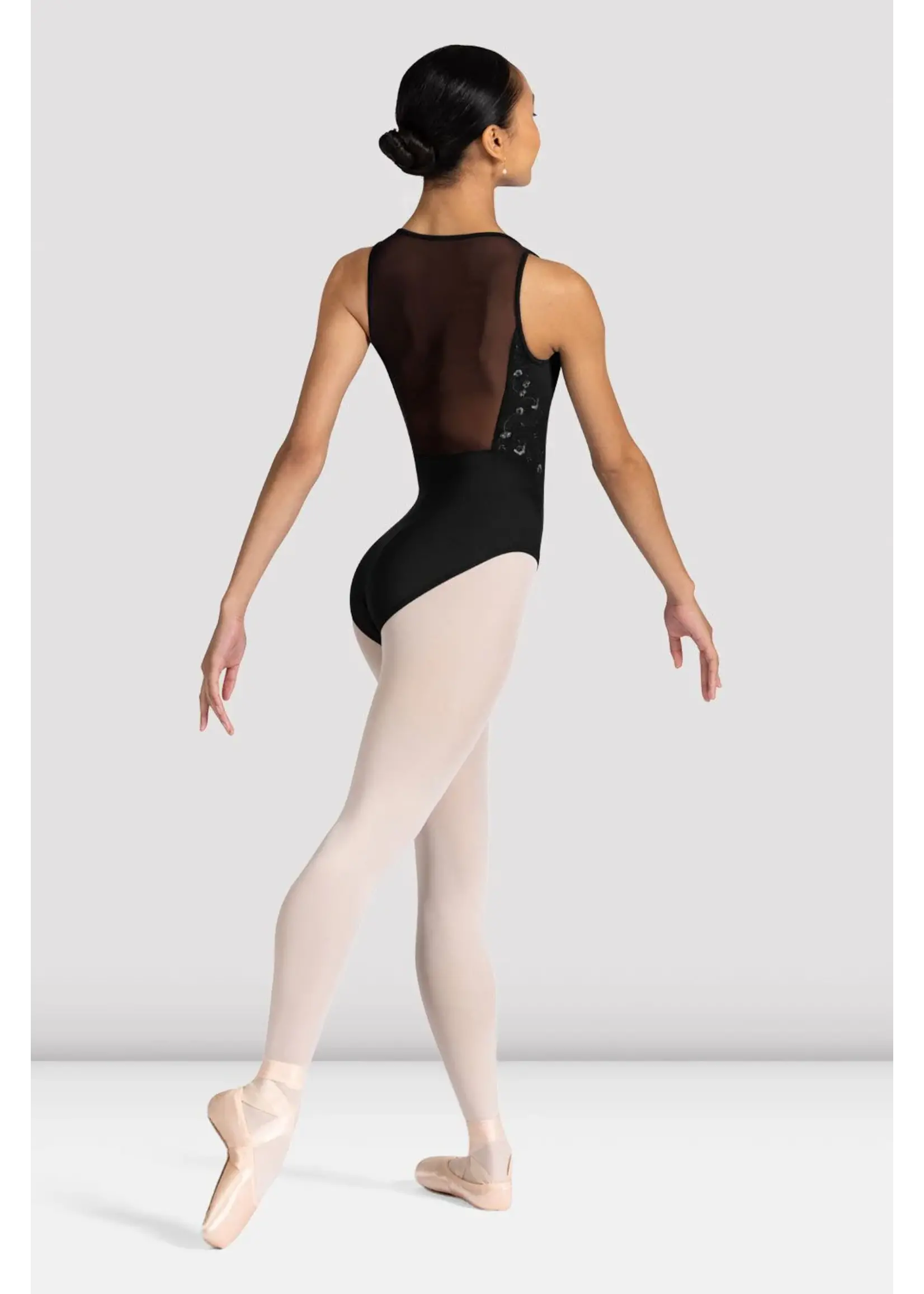 Bloch Square Neck Mesh Back Tank Leo