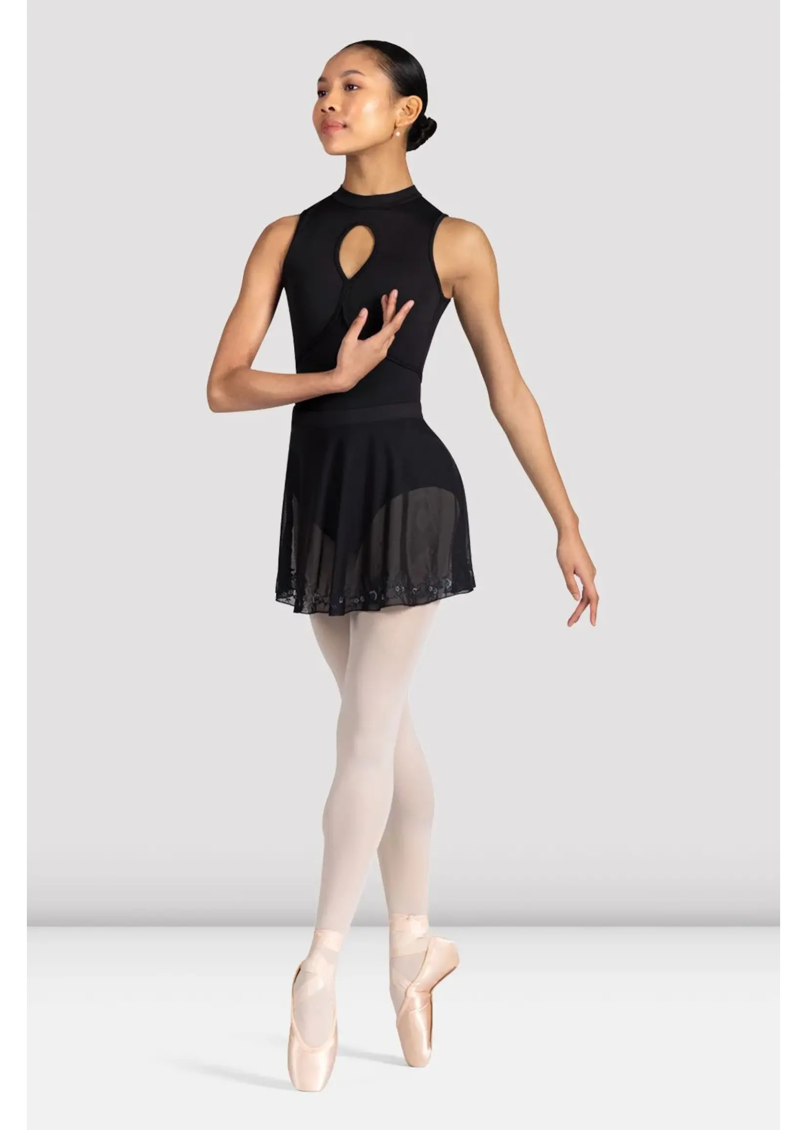 Bloch Embroidered Mesh Skirt - Adult