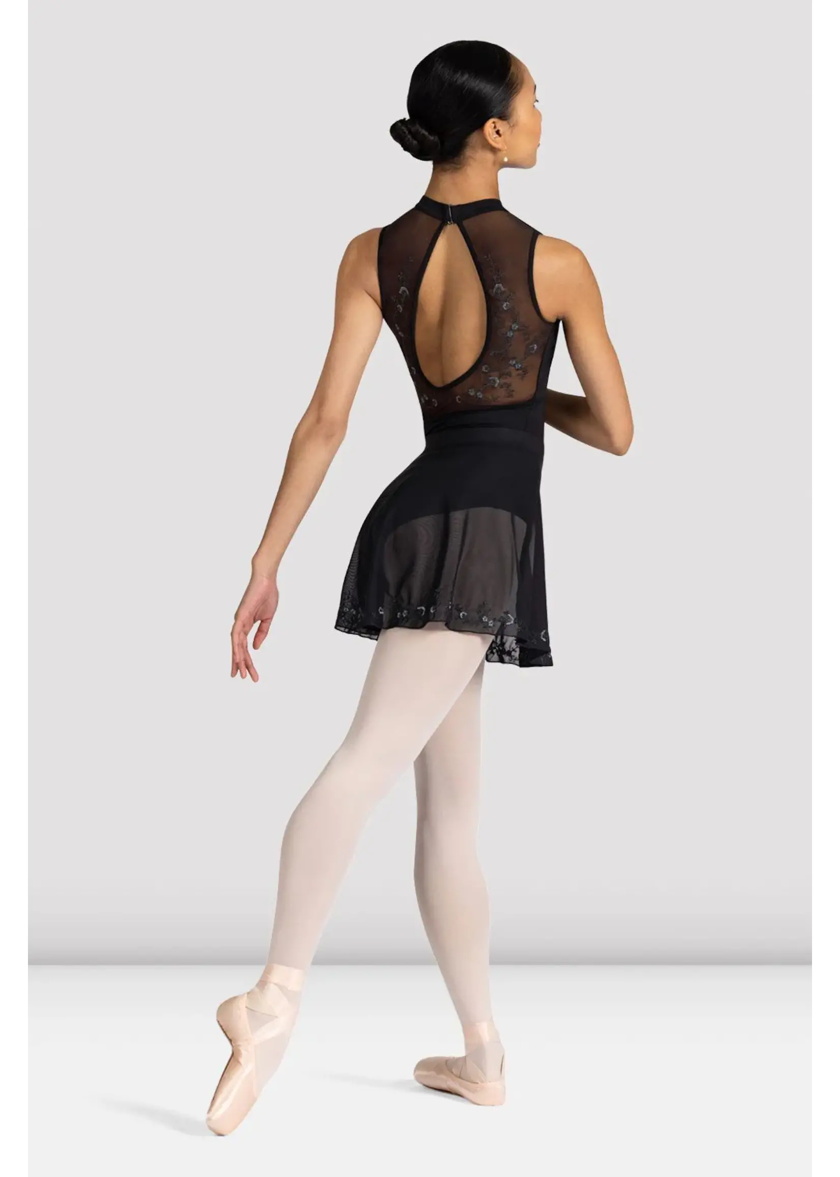 Bloch Embroidered Mesh Skirt - Adult