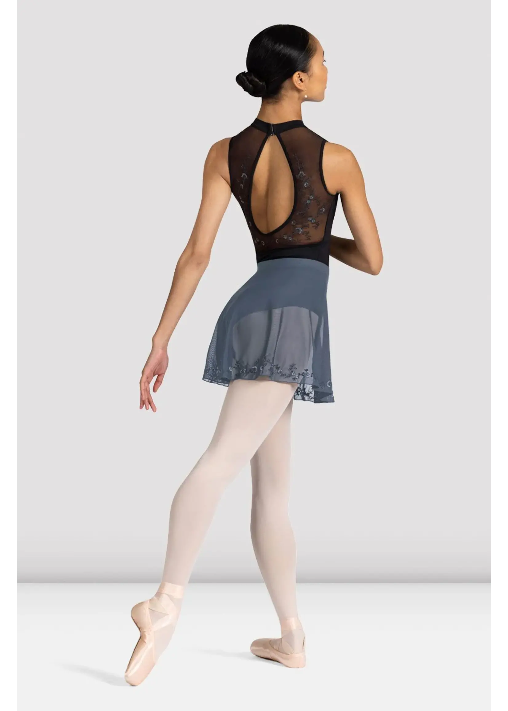 Bloch Embroidered Mesh Skirt - Adult