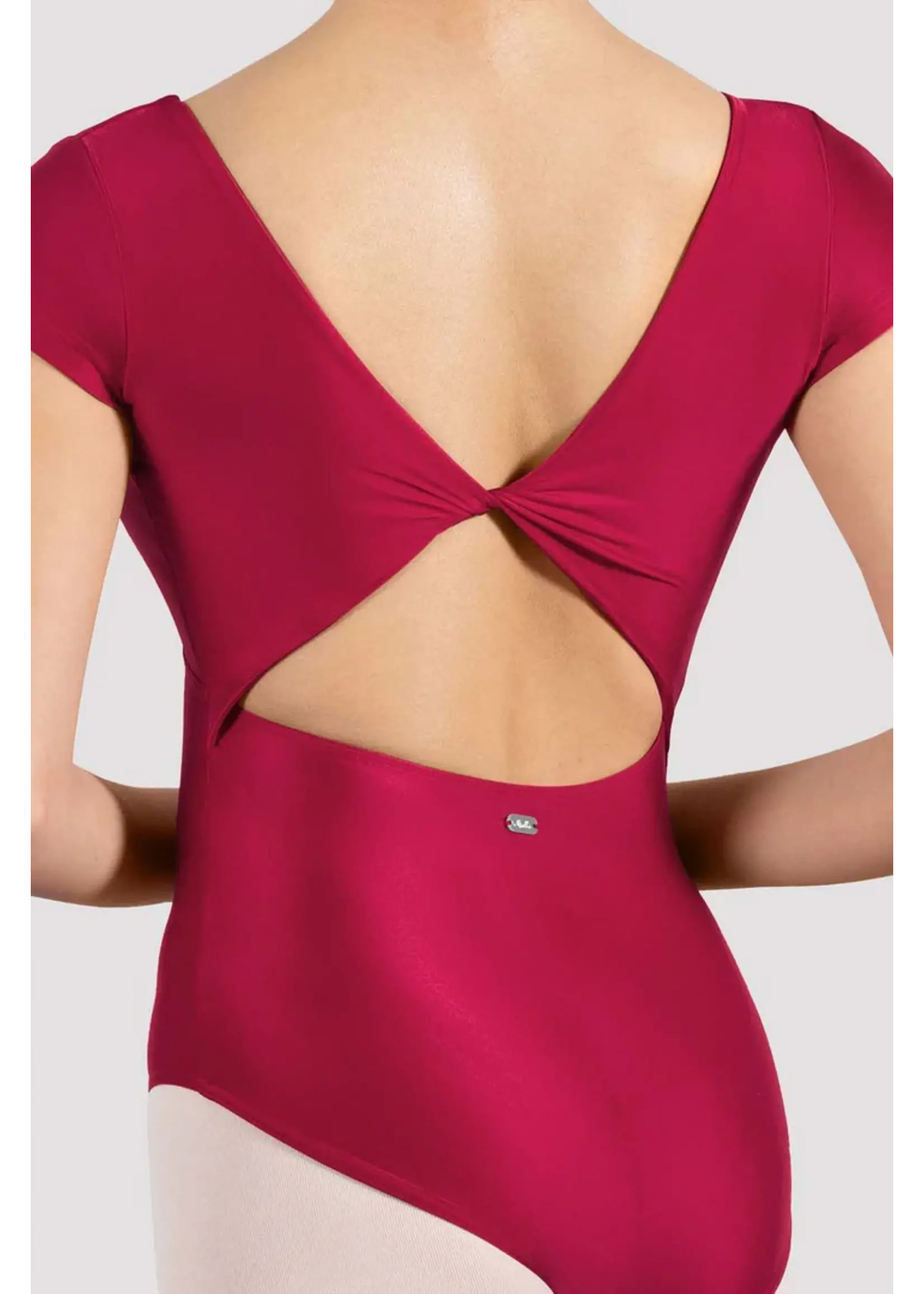 Mirella V Neck Cap Sleeve Leo