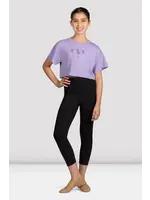 Mirella Childrens Printed Cropped T-Shirt