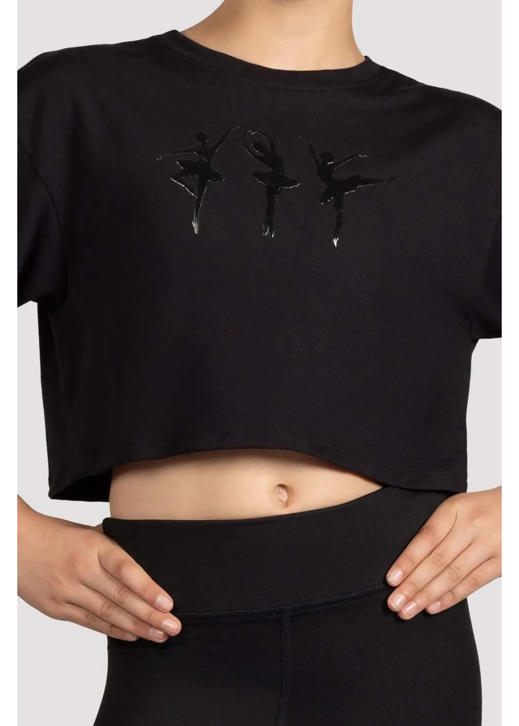 Mirella Printed Cropped T-Shirt